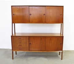 Danish Modern Gunni Omann Model 3 Two-Tier Teak Credenza