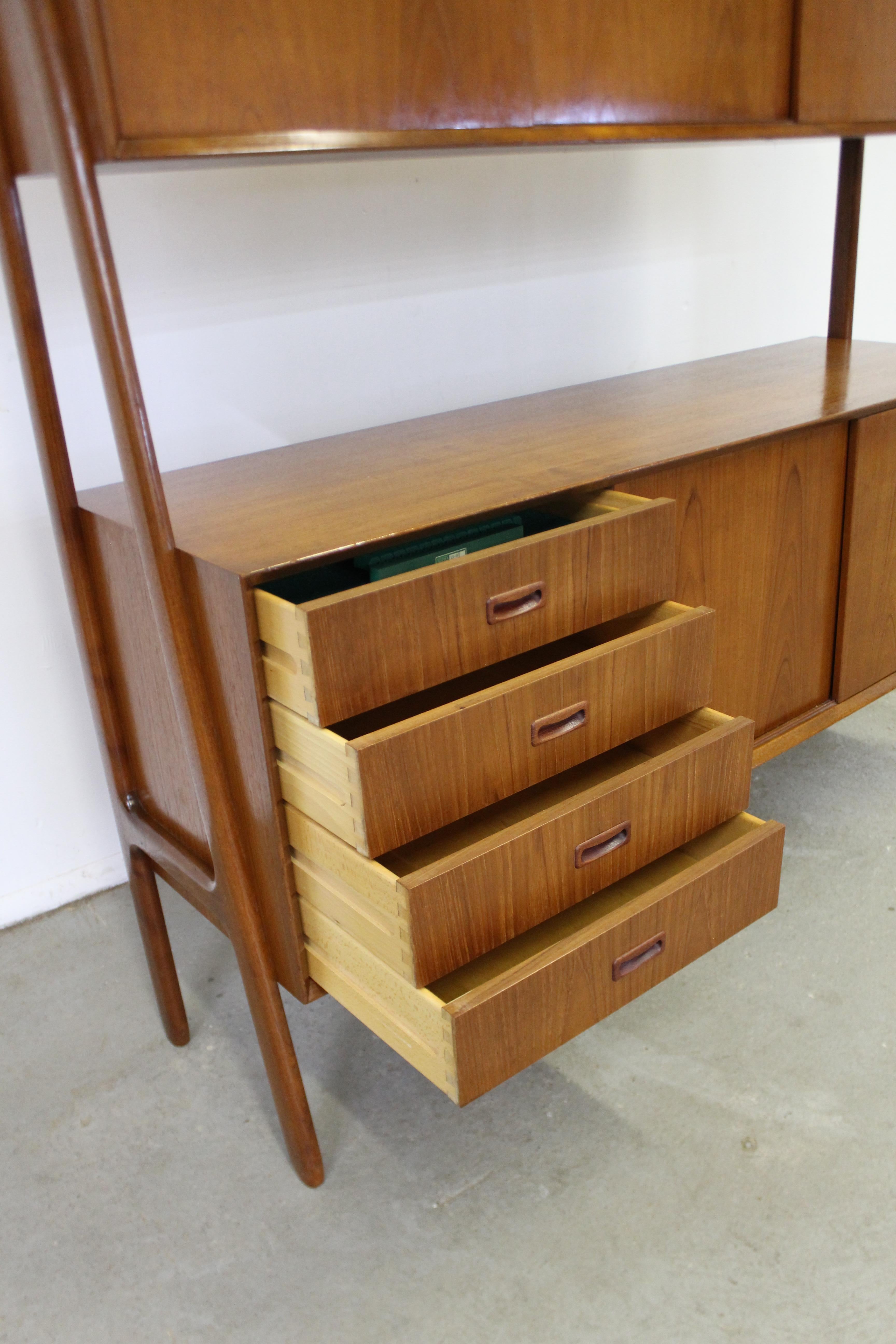 Danish Modern Gunni Omann Model 3 Two-Tier Teak Credenza  1