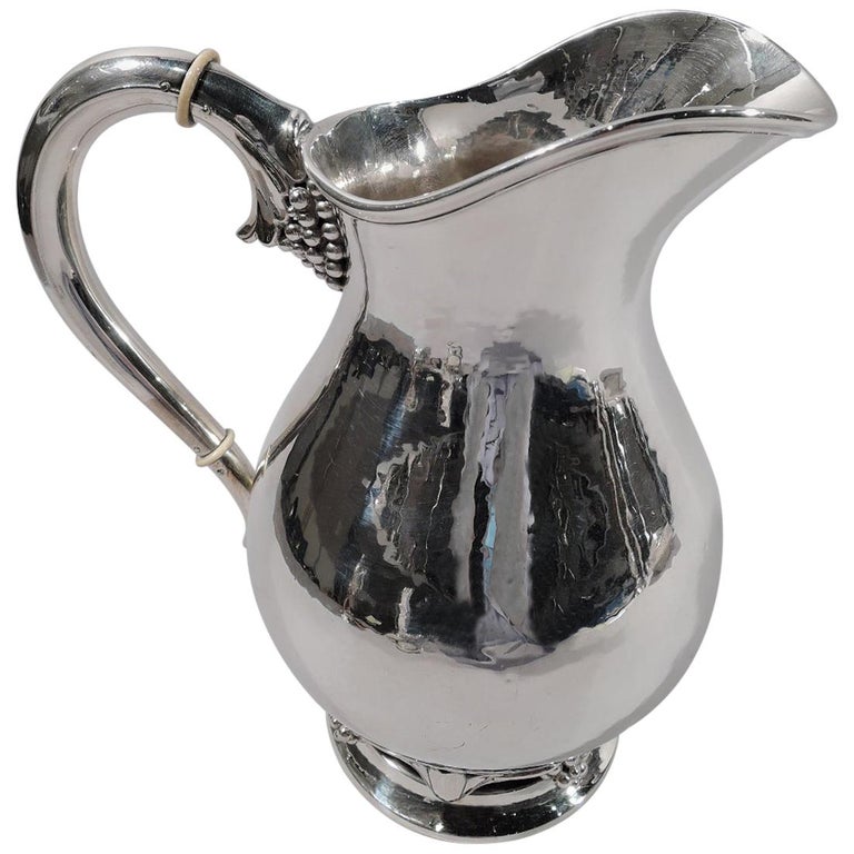 Danish Modern Hand-Hammered Water Pitcher by Svend Toxværd For Sale