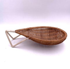 Corbeille à fruits danoise moderne tissée à la main Catch All, années 1950
