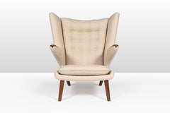 Danish Modern Hans Wegner AP-19 Papa Bear Armchair 1950's
