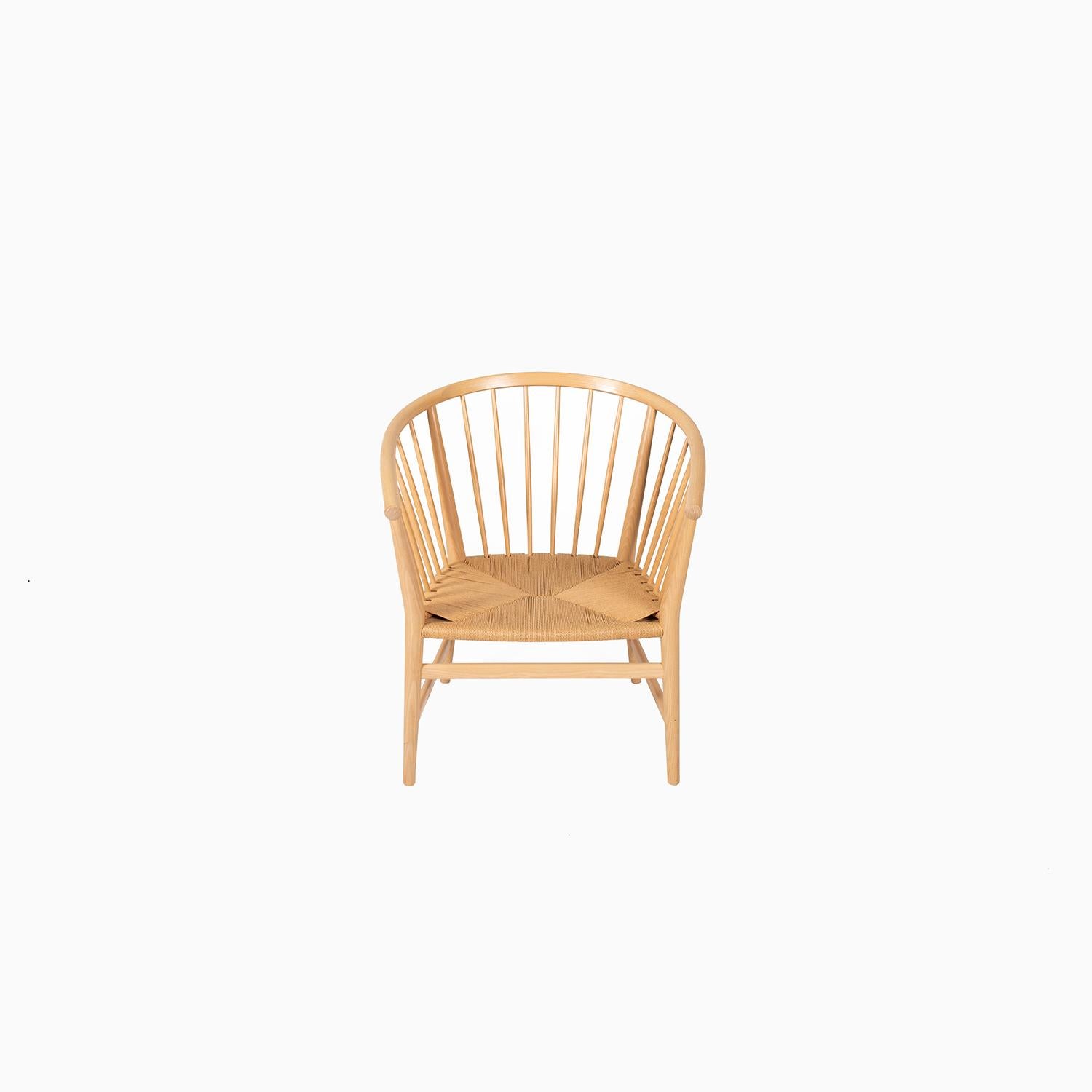 Scandinavian Modern Danish Modern Hans Wegner Spindle Back Easy Chair