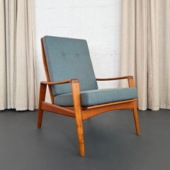 Danish Modern High Back Lounge Chair By Arne Wahl Iversen For Komfort