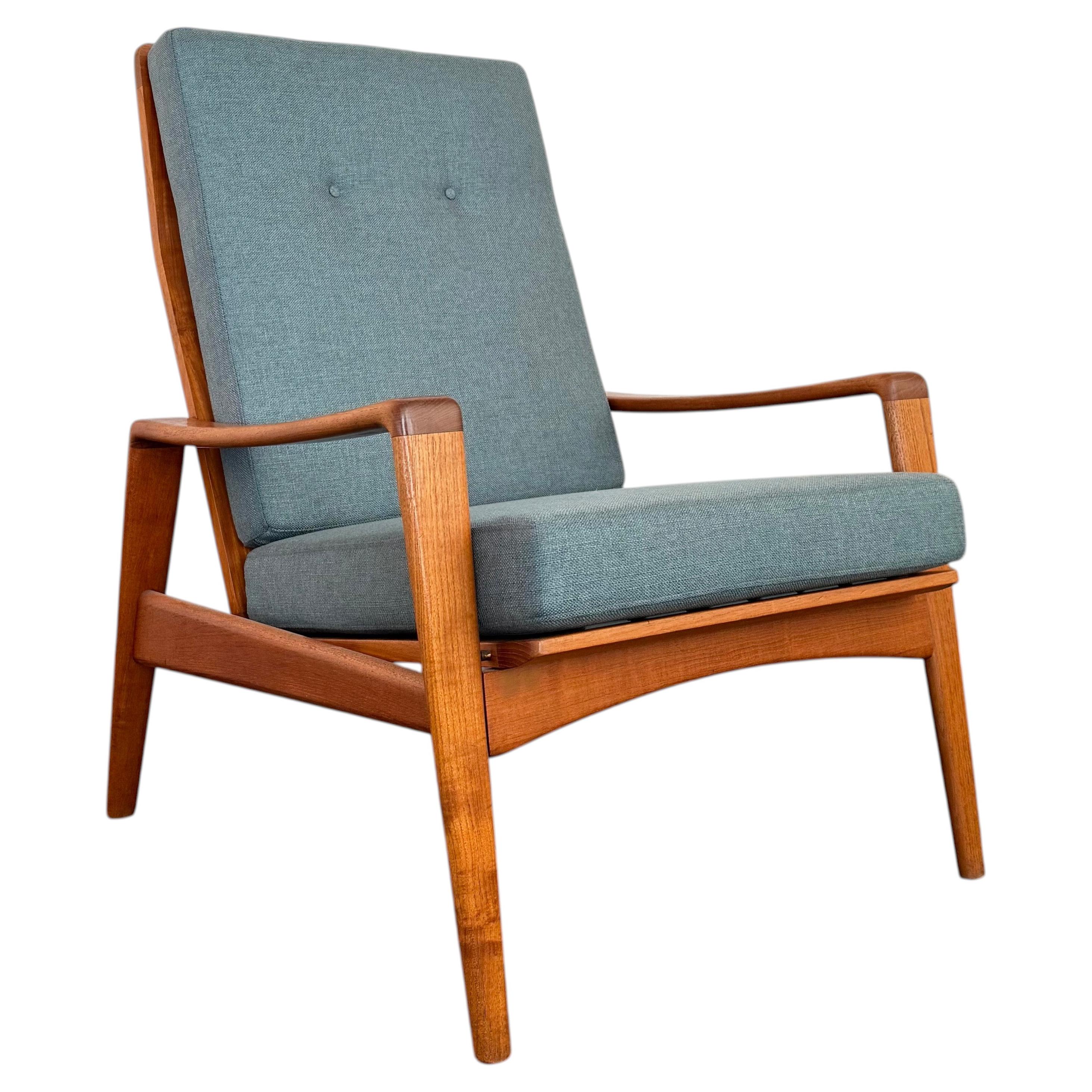 Danish Modern High Back Lounge Chair By Arne Wahl Iversen For Komfort