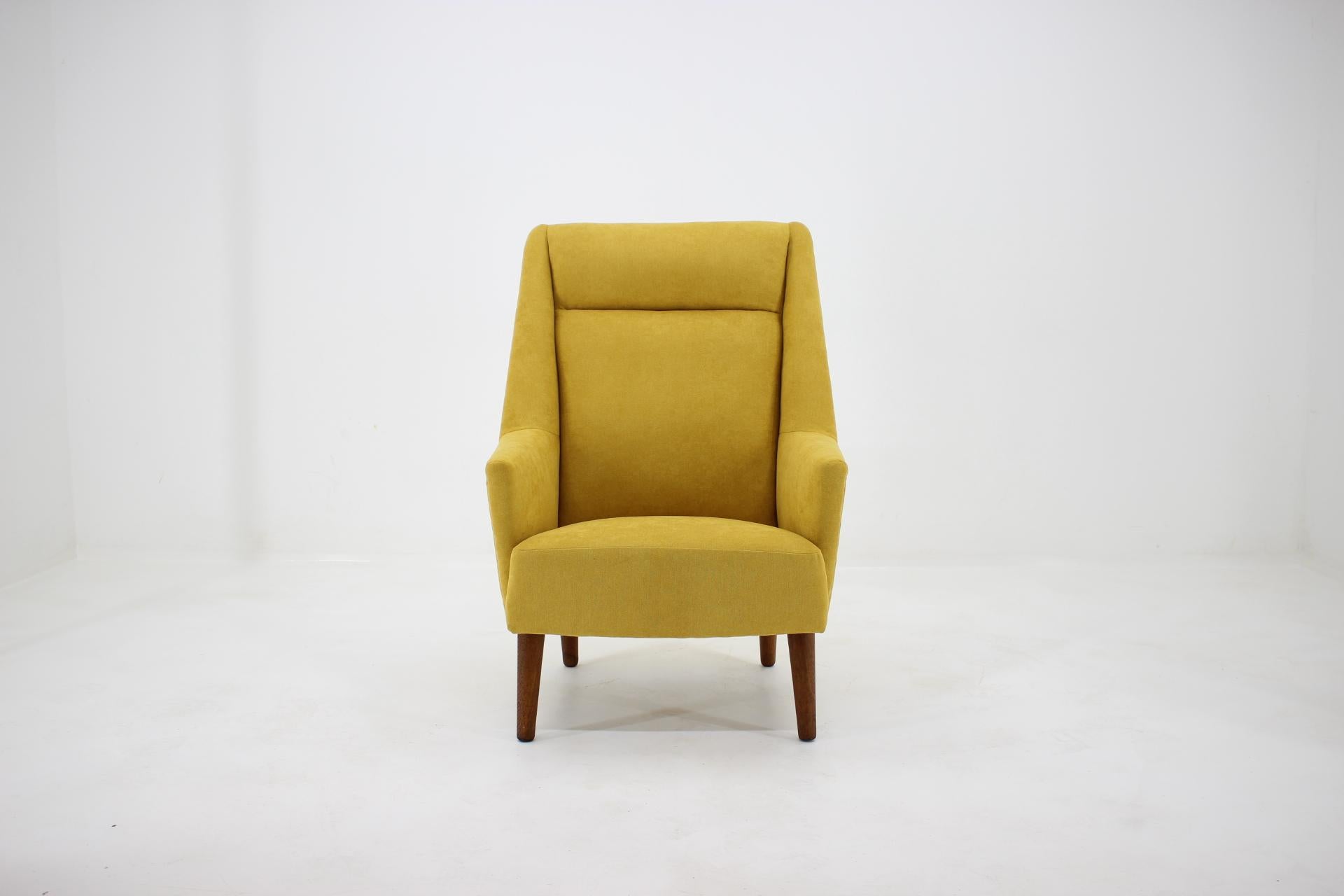 Mid-Century Modern Danish Modern High Back Lounge Chair