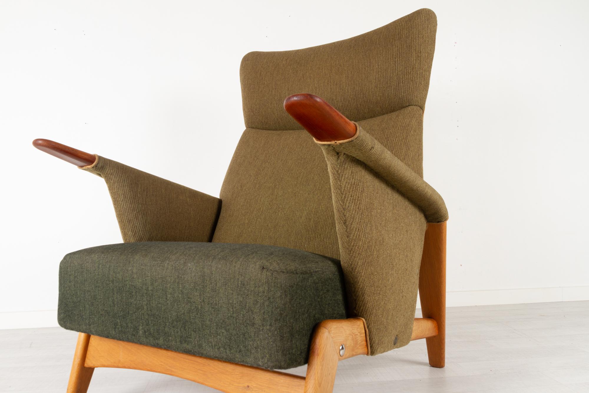 Danish Modern Highback Easy Chair by Arne Hovmand-Olsen, 1956 4
