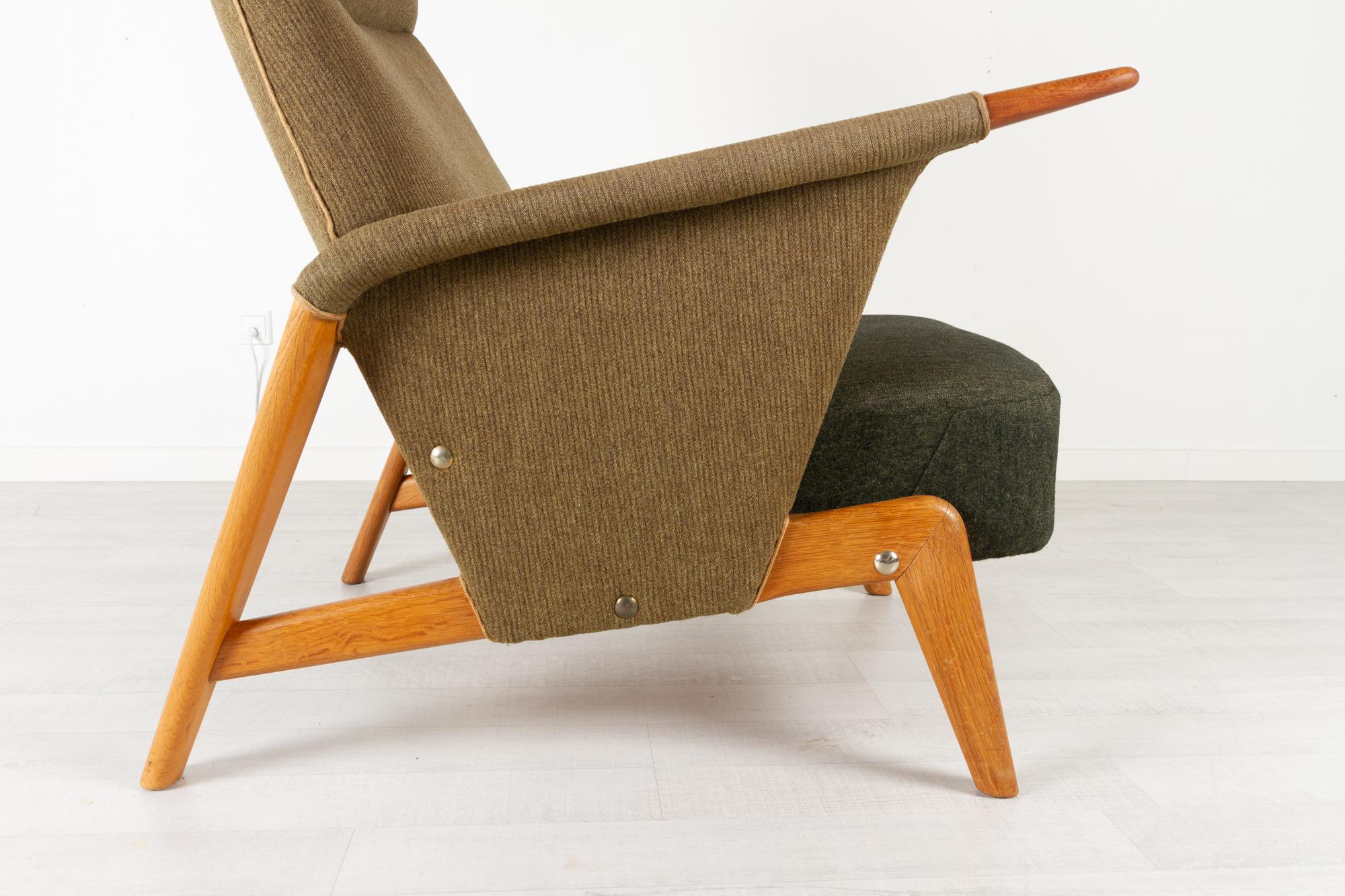 Danish Modern Highback Easy Chair by Arne Hovmand-Olsen, 1956 2