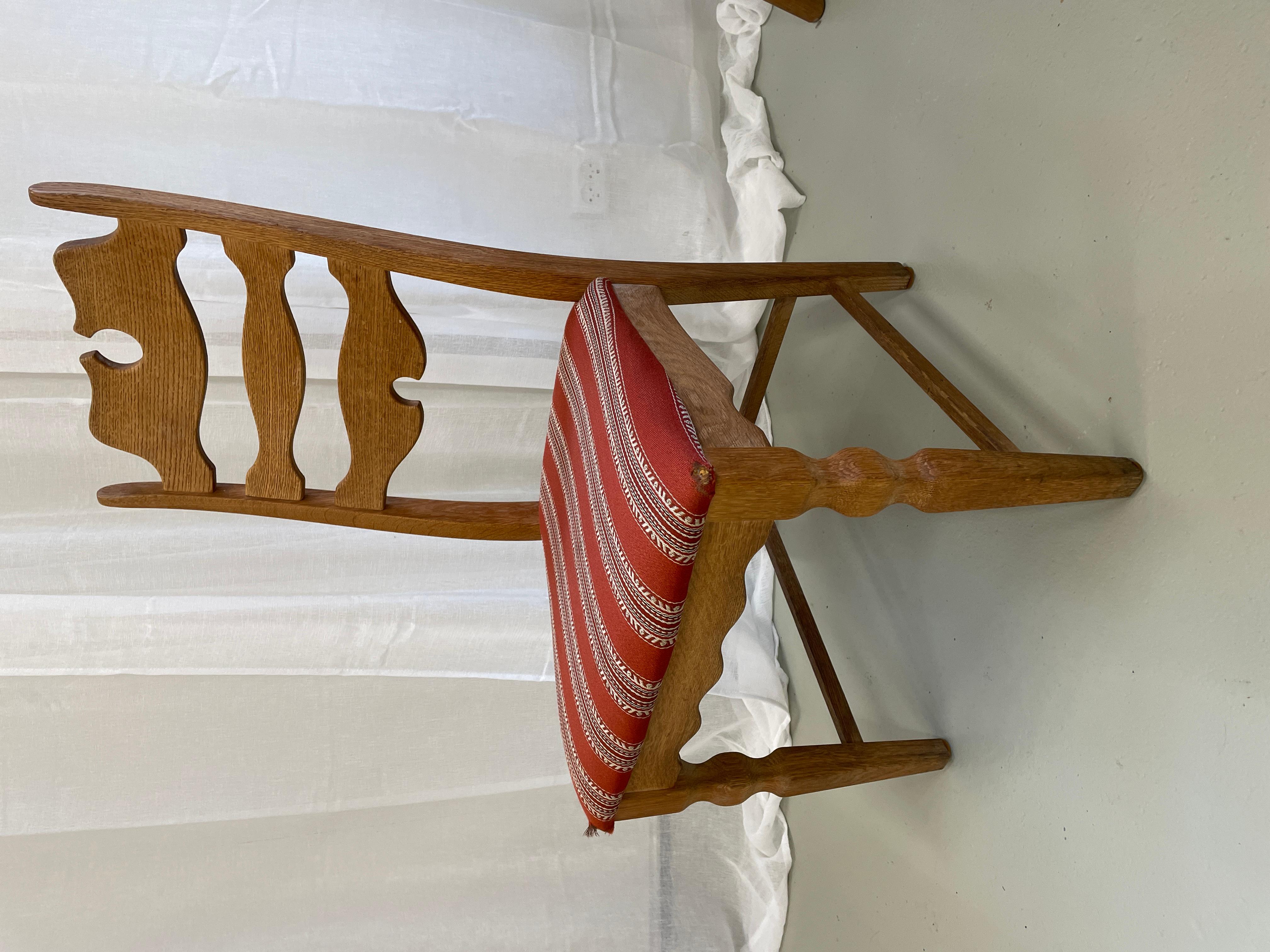 Danish Modern High Back Razor Blade Oak Chairs by Henning/Henry Kjærnulf, for EG Møbler, Denmark 1960s. Set of eight.

Vintage Danish dining chairs in solid nordic oak. 

This highback model offers great back support as well as being very elegant