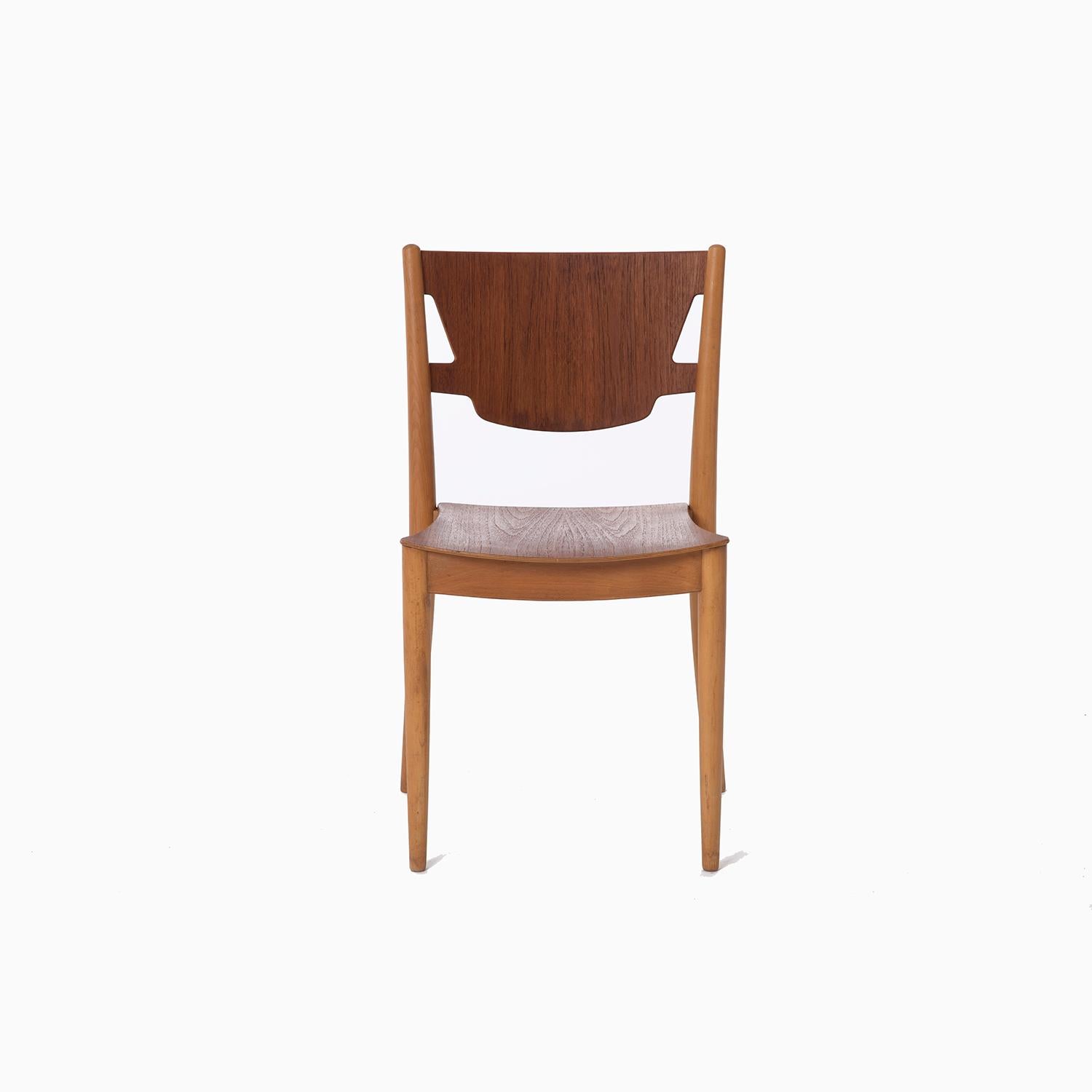 Peter Hvidt & Orla Molgaard-Nielsen designed  teak & beech side chair produced by  C. Madsens. Cleaning and oiling of wood will be completed upon purchase. 

Professional, skilled furniture restoration is an integral part of what we do every day.