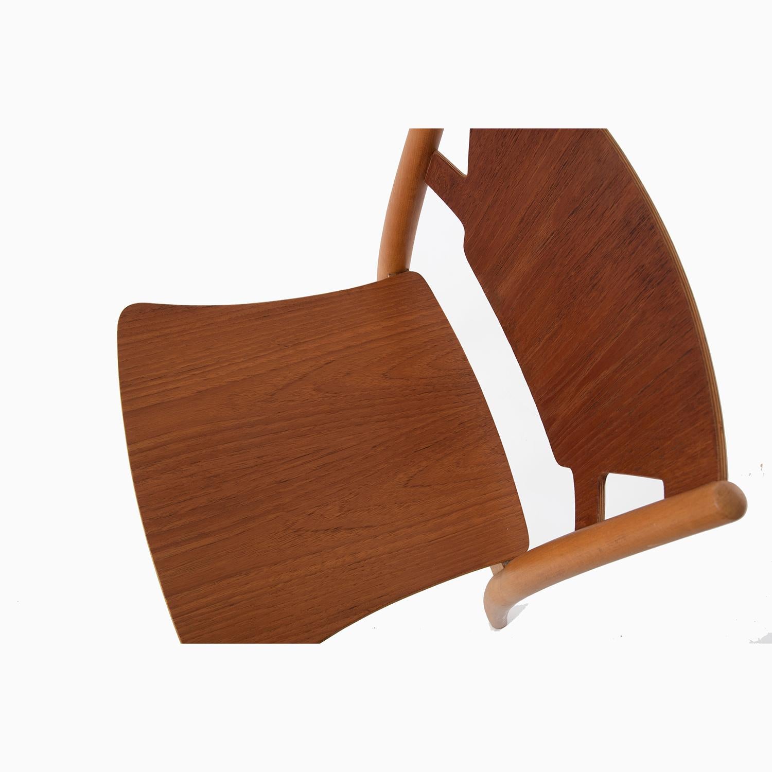 Danish Modern Hvidt & Molgaard Stacking Side Chair 1