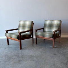 Danish Modern Illum Wikkelso "Capella" Chairs by Niels Eilersen, in Teak, 1960s