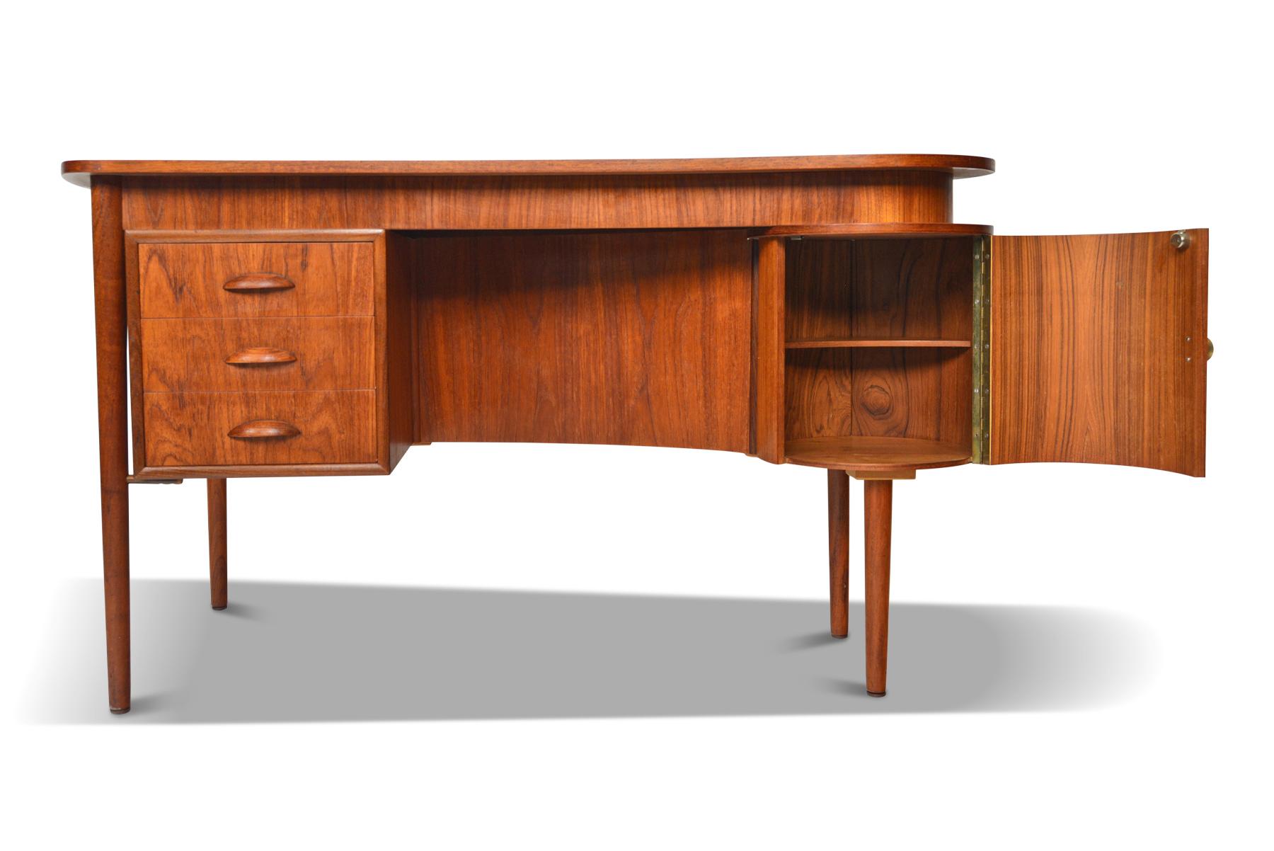 Origin: Denmark
Designer: Unknown
Manufacturer: Unknown
Era: 1950ws
Materials: Teak
Measurements: 52? Width x 25? Depth x 29? Height

Condition: In excellent original condition with some vintage wear. Will be addressed during restoration.