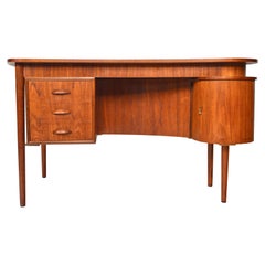 Danish Modern Jellybean Desk in Teak