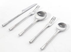 Danish Modern "Jette" Flatware Set Designed by Jens Quistgaard for Dansk