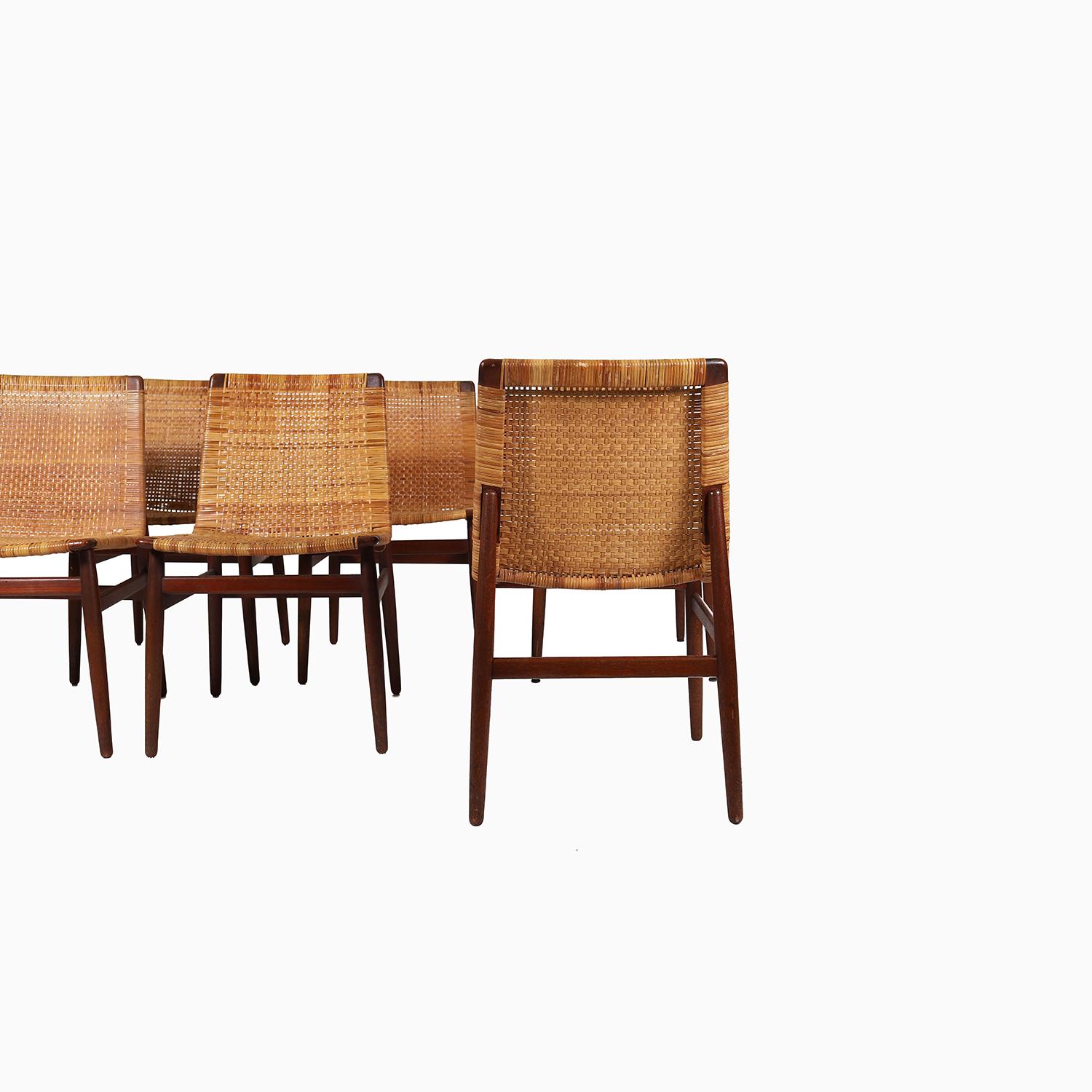 Danish Modern Jorgen Høj Dining Chairs For Sale 1