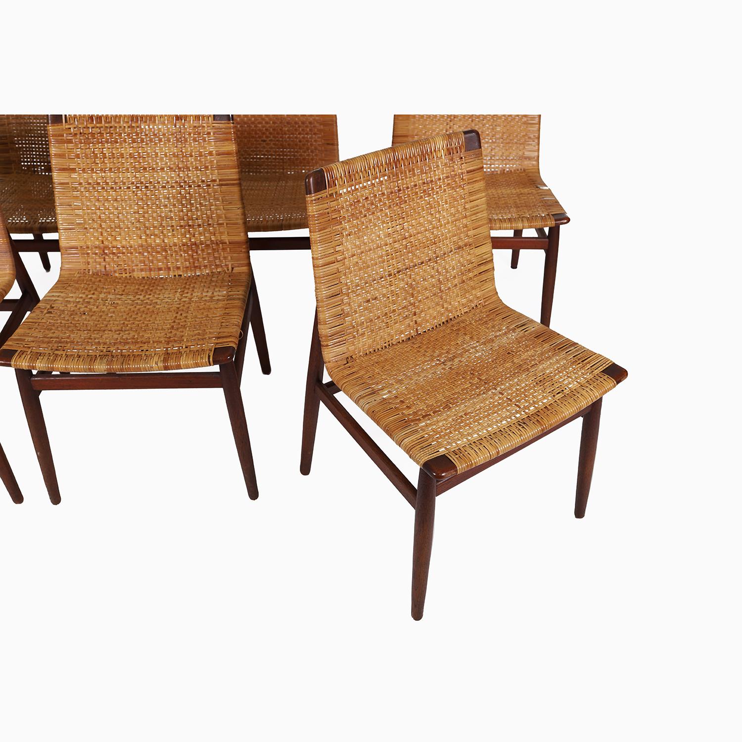 Danish Modern Jorgen Høj Dining Chairs For Sale 2