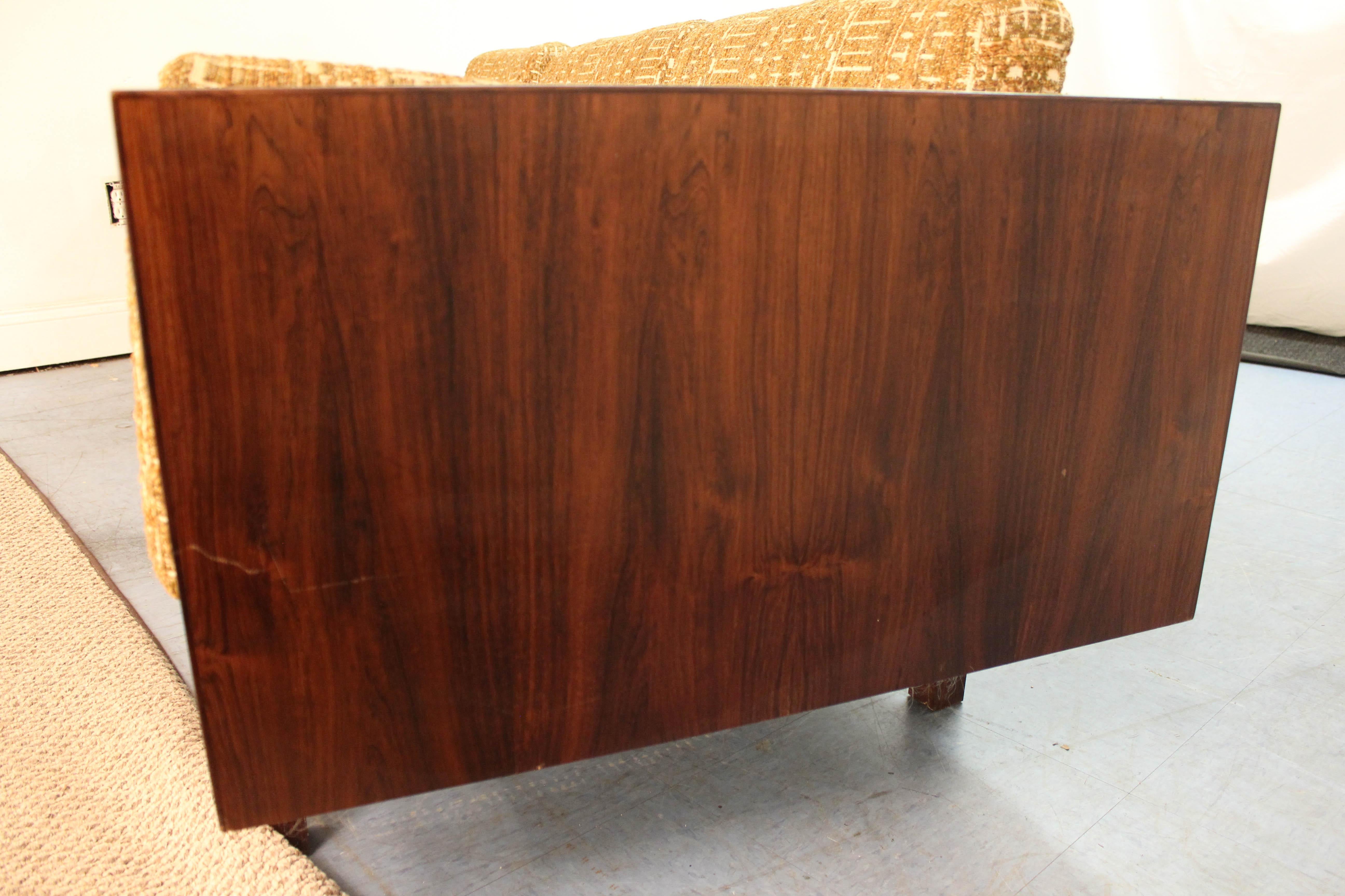 Mid-20th Century Danish Modern Jydsk Mobelvaerk Rosewood Case Sofa