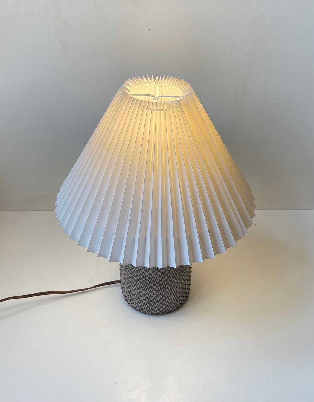 Danish Modern Jytte Trebbien Ceramic Table Lamp in 'Budded' Style for Tusbo For Sale 2