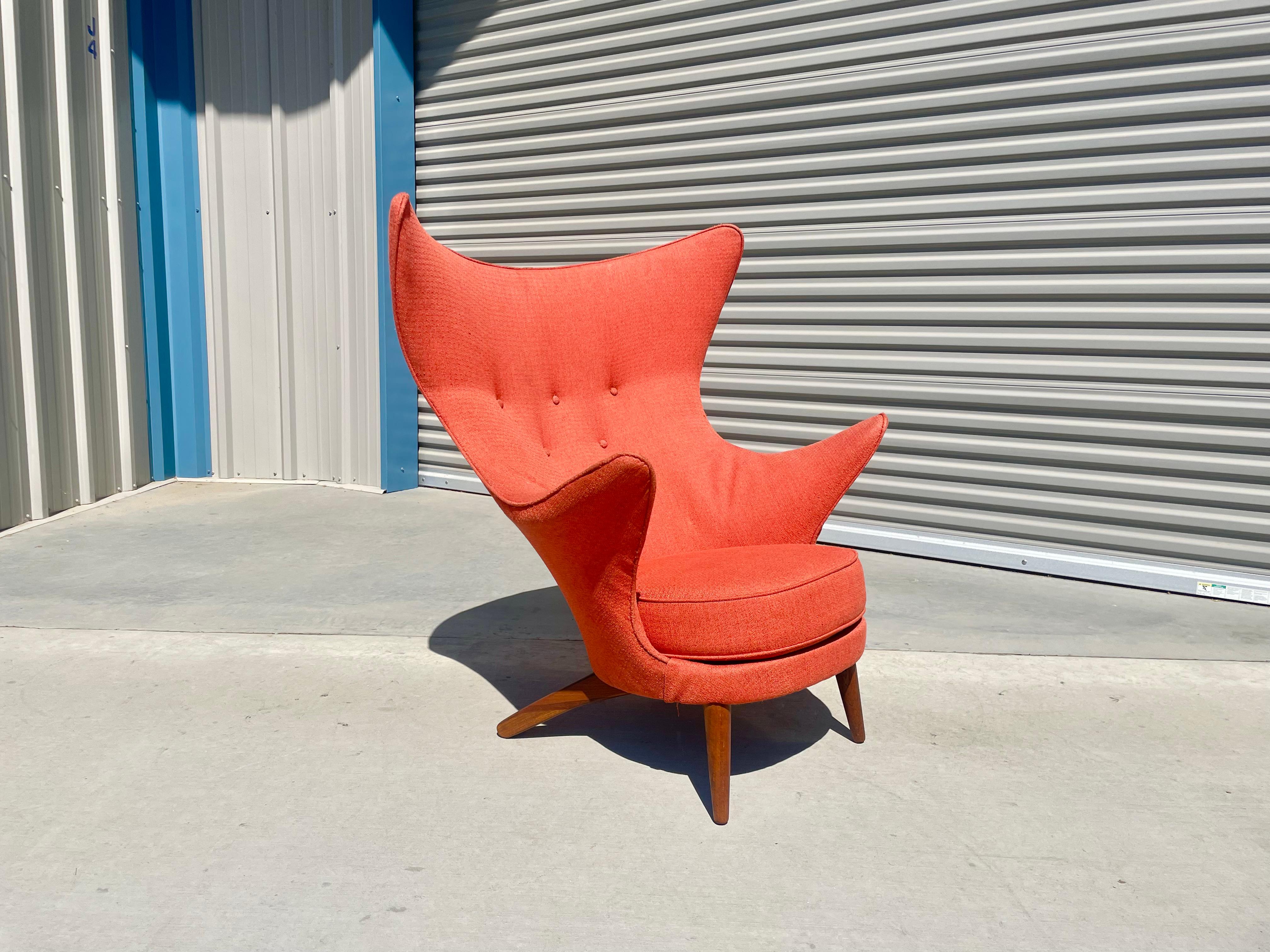Danish Modern Kai Bruun Long Chair Model Siesta Manufactured by Sesam Møblel In Good Condition In North Hollywood, CA