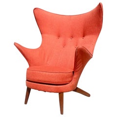 Danish Modern Kai Bruun Long Chair Model Siesta Manufactured by Sesam Møblel