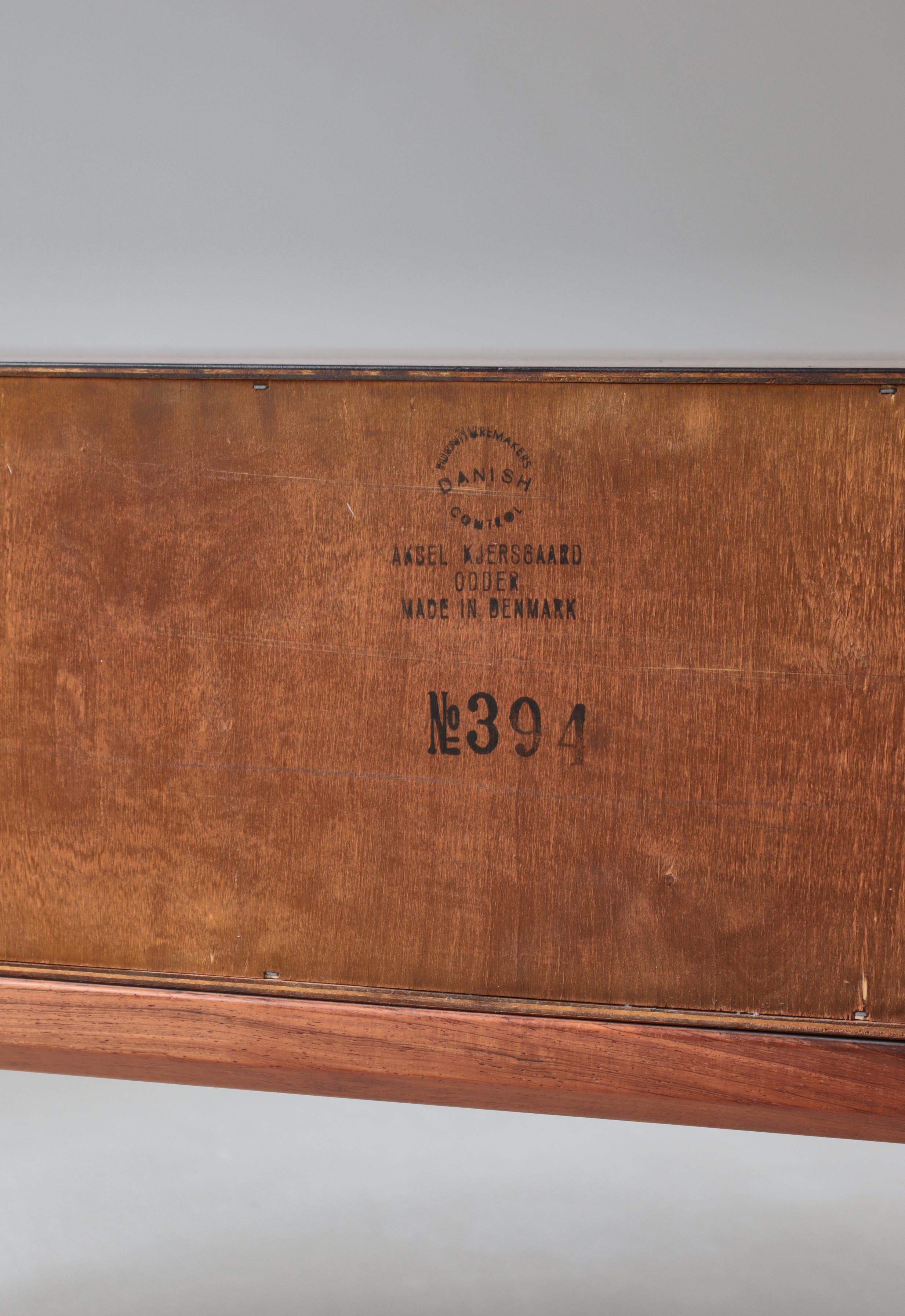 Cassettiera moderna danese Kai Kristiansen n. 394, Aksel Kjersgaard, anni '60 in vendita 10
