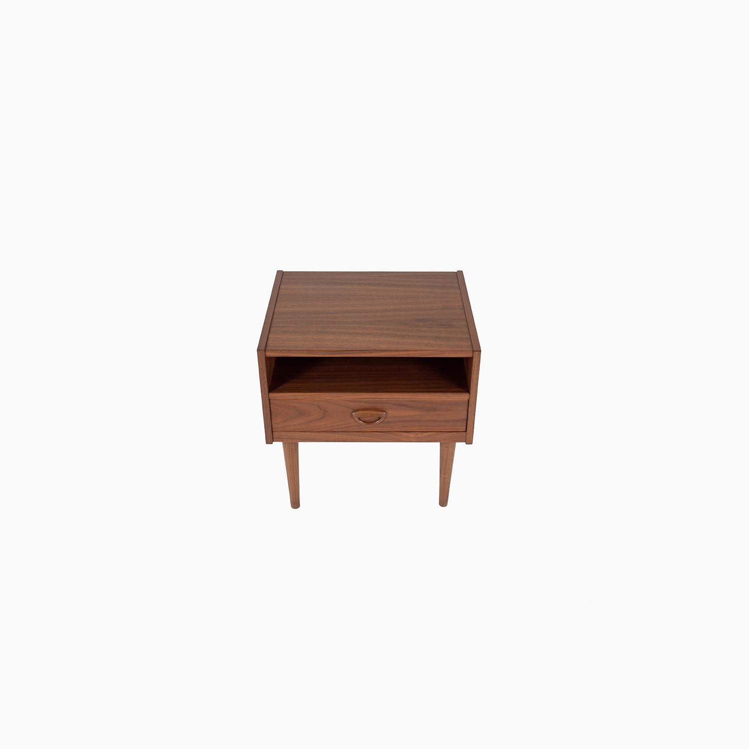 Danish Modern Kai Kristiansen Walnut Nightstand 2