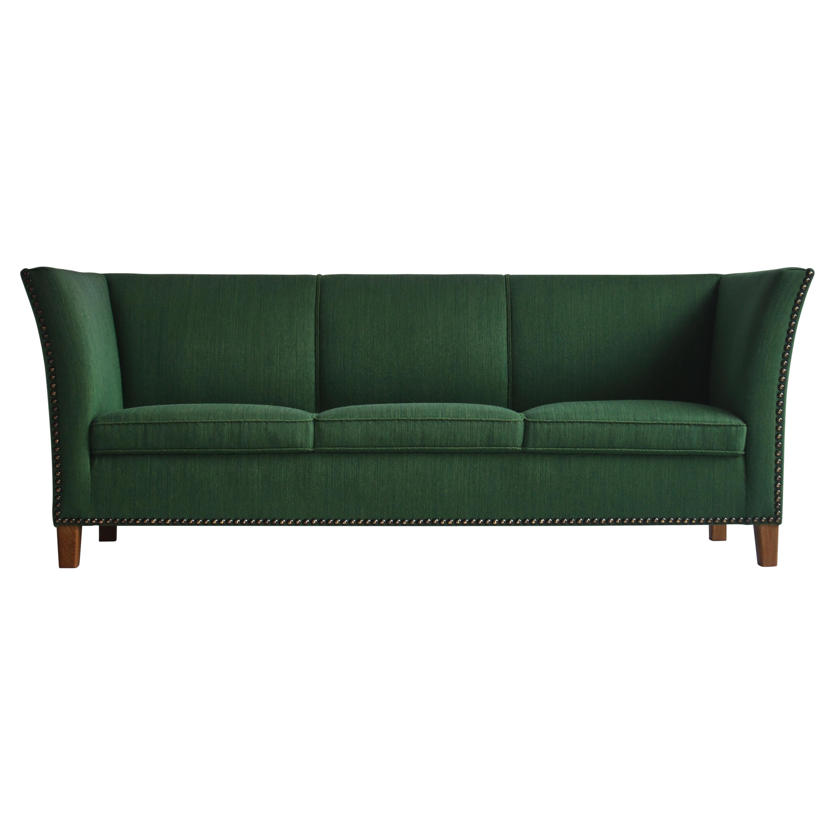 Danish Modern Kaj Gottlob Sofa for Cabinetmaker A.J. Iversen, 1940s