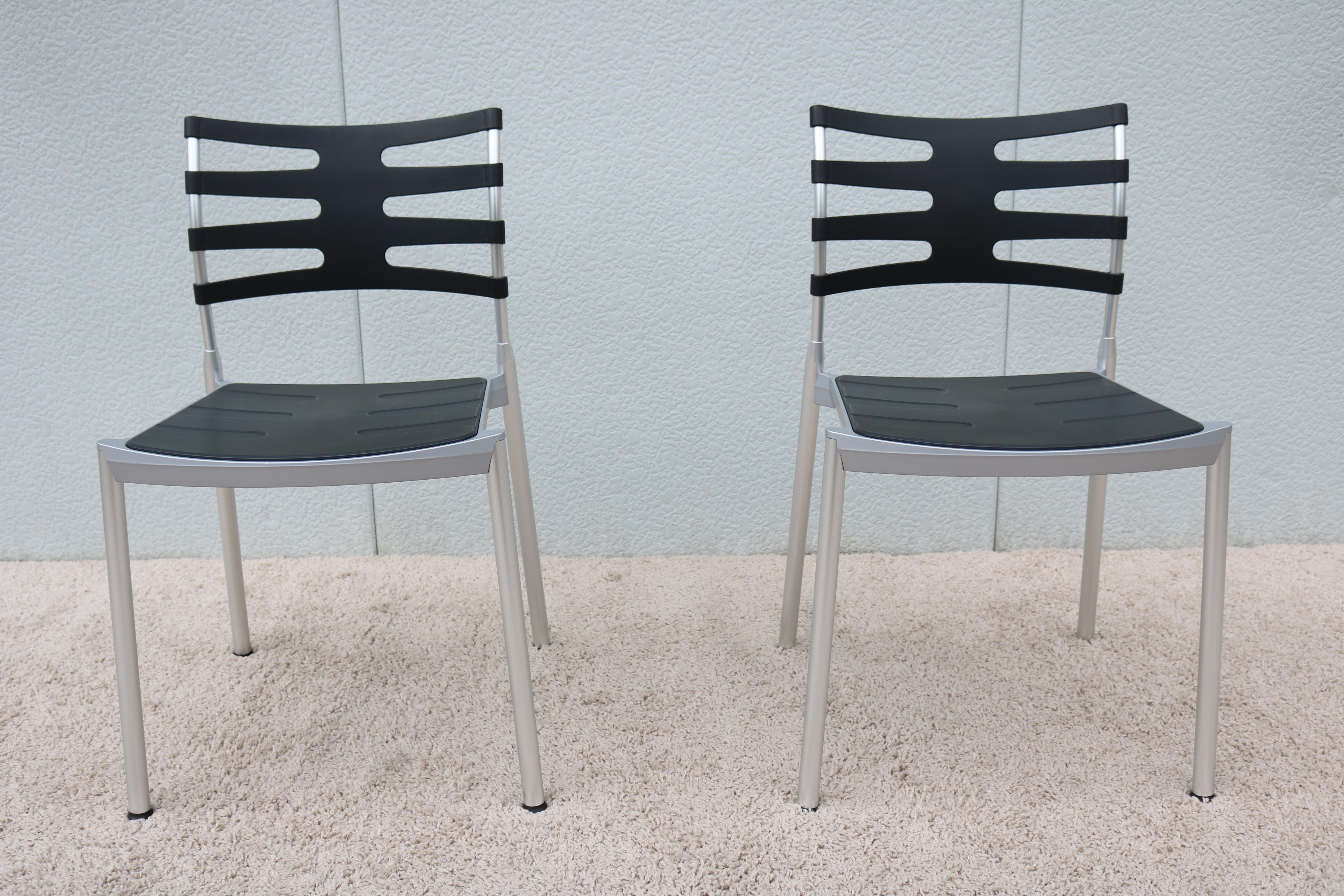 Danish Modern Kasper Salto for Fritz Hansen Ice Outdoor Dining Chairs, Set of 8 For Sale 2