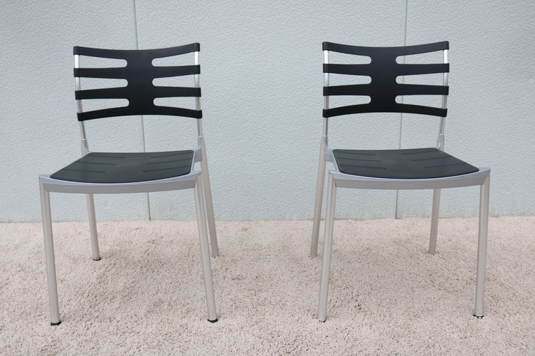 Danish Modern Kasper Salto for Fritz Hansen Ice Outdoor Dining Chairs ...