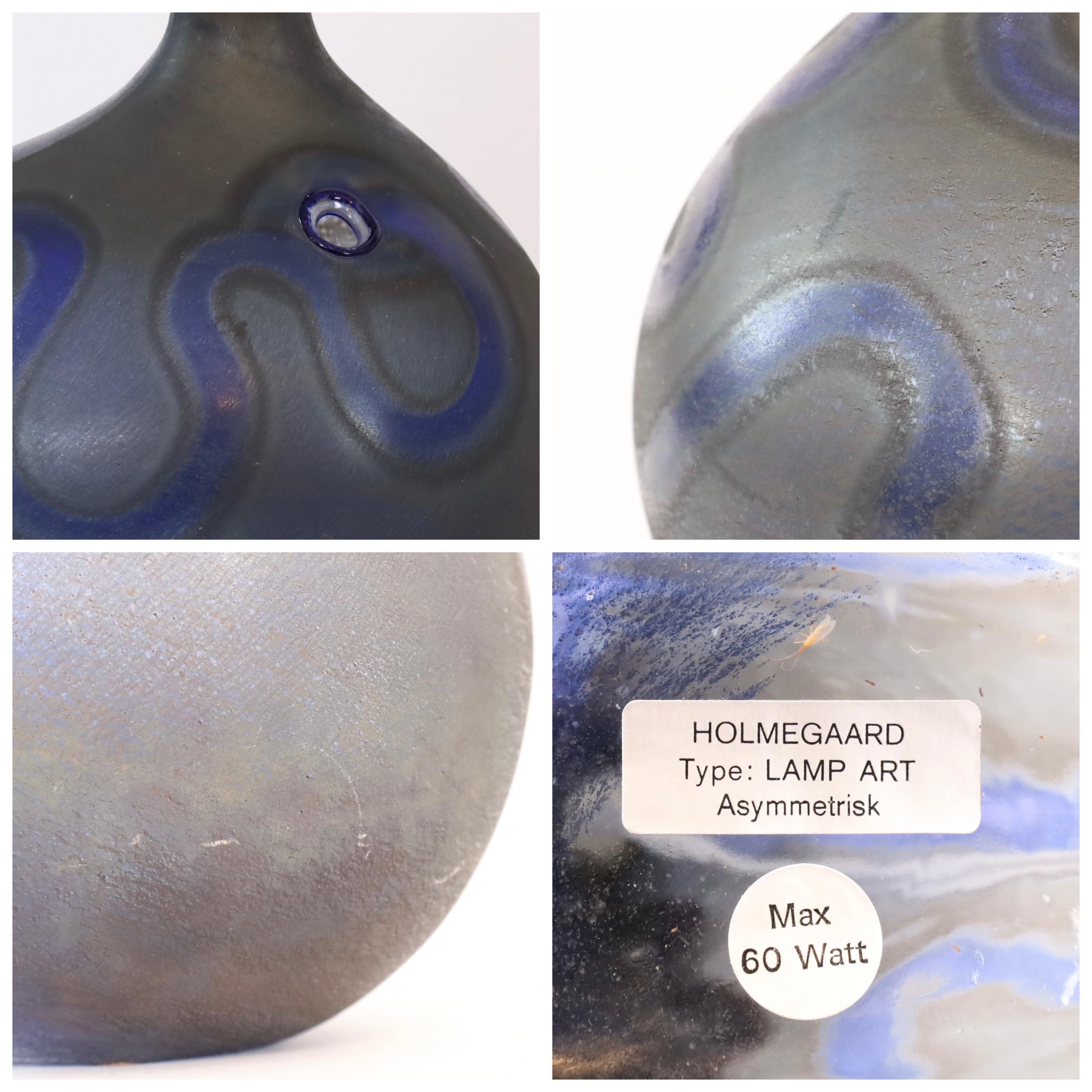 Lámpara moderna danesa Art by Michael Bang for Holmegaard, Años 70, Dinamarca en venta 5