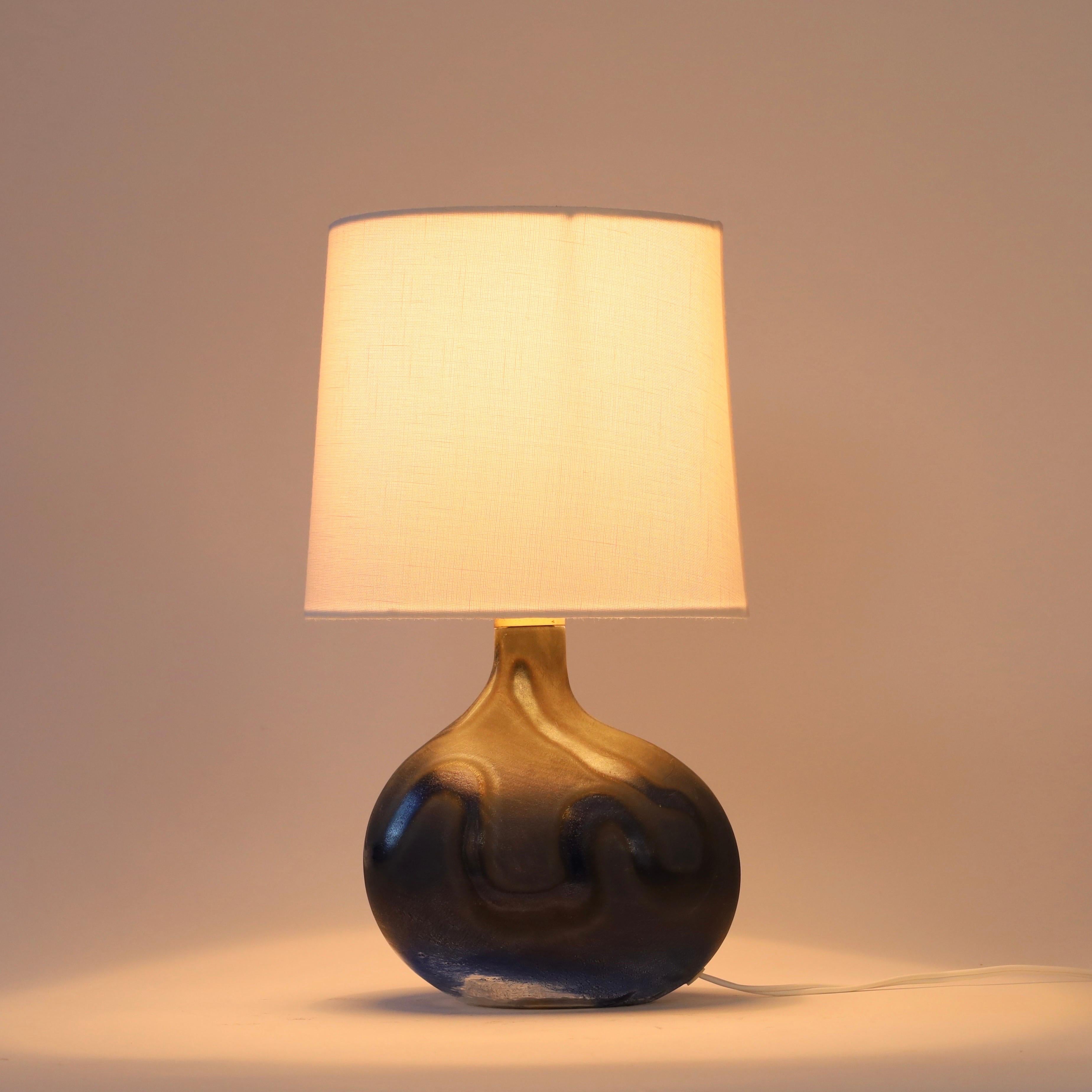 Fin du 20e siècle Lampe moderne danoise Art by Michael Bang for Holmegaard, 1970, Danemark en vente
