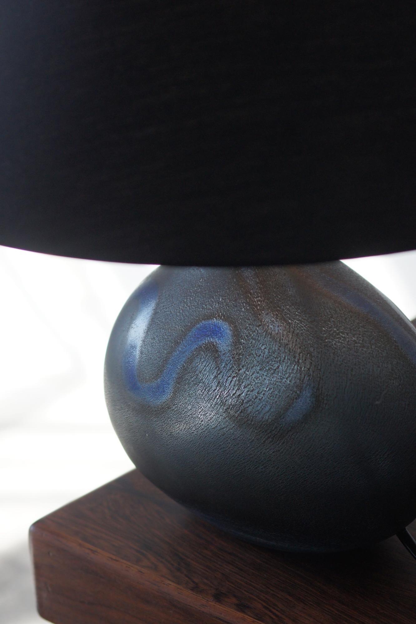 Dänische Moderne Lampe Kunst von Michael Bang für Holmegaard, 1970er Jahre im Angebot 4