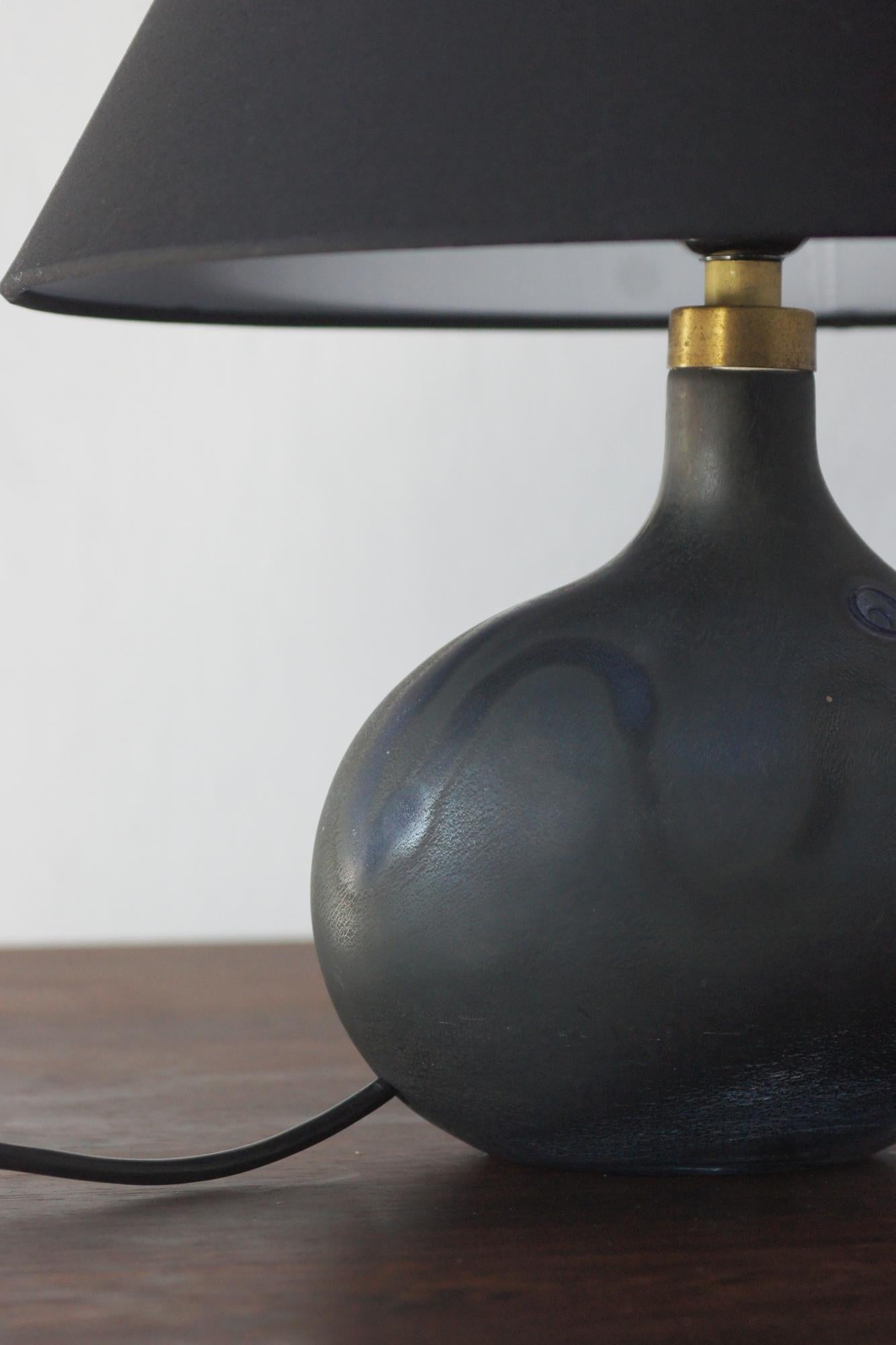 Dänische Moderne Lampe Kunst von Michael Bang für Holmegaard, 1970er Jahre (Ende des 20. Jahrhunderts) im Angebot