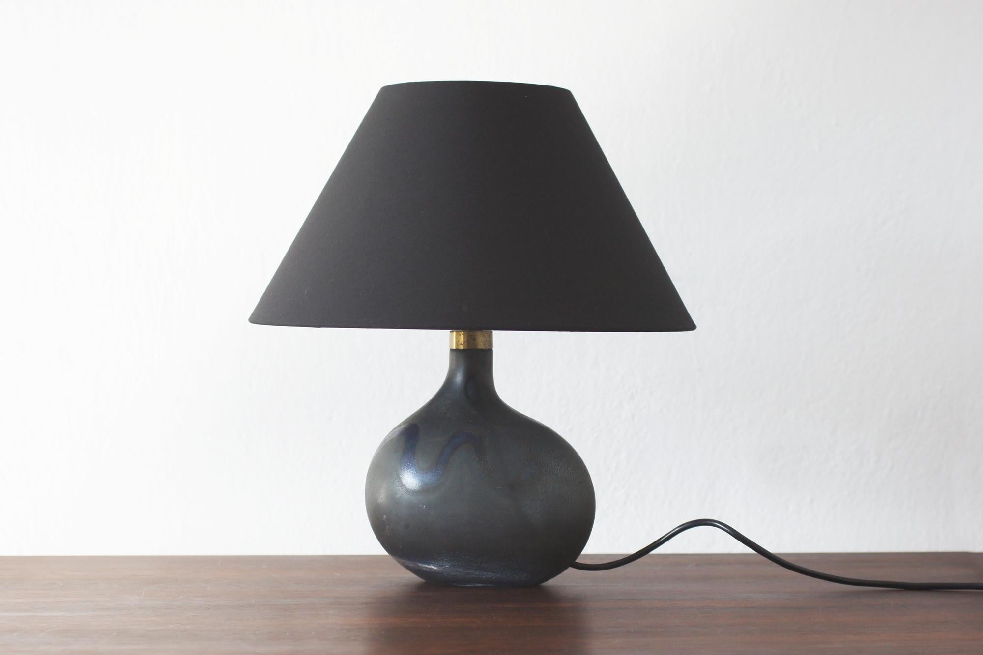 Dänische Moderne Lampe Kunst von Michael Bang für Holmegaard, 1970er Jahre (Glas) im Angebot