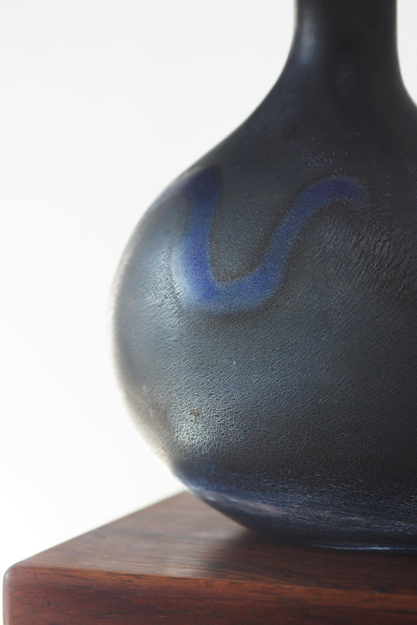 Dänische Moderne Lampe Kunst von Michael Bang für Holmegaard, 1970er Jahre im Angebot 2