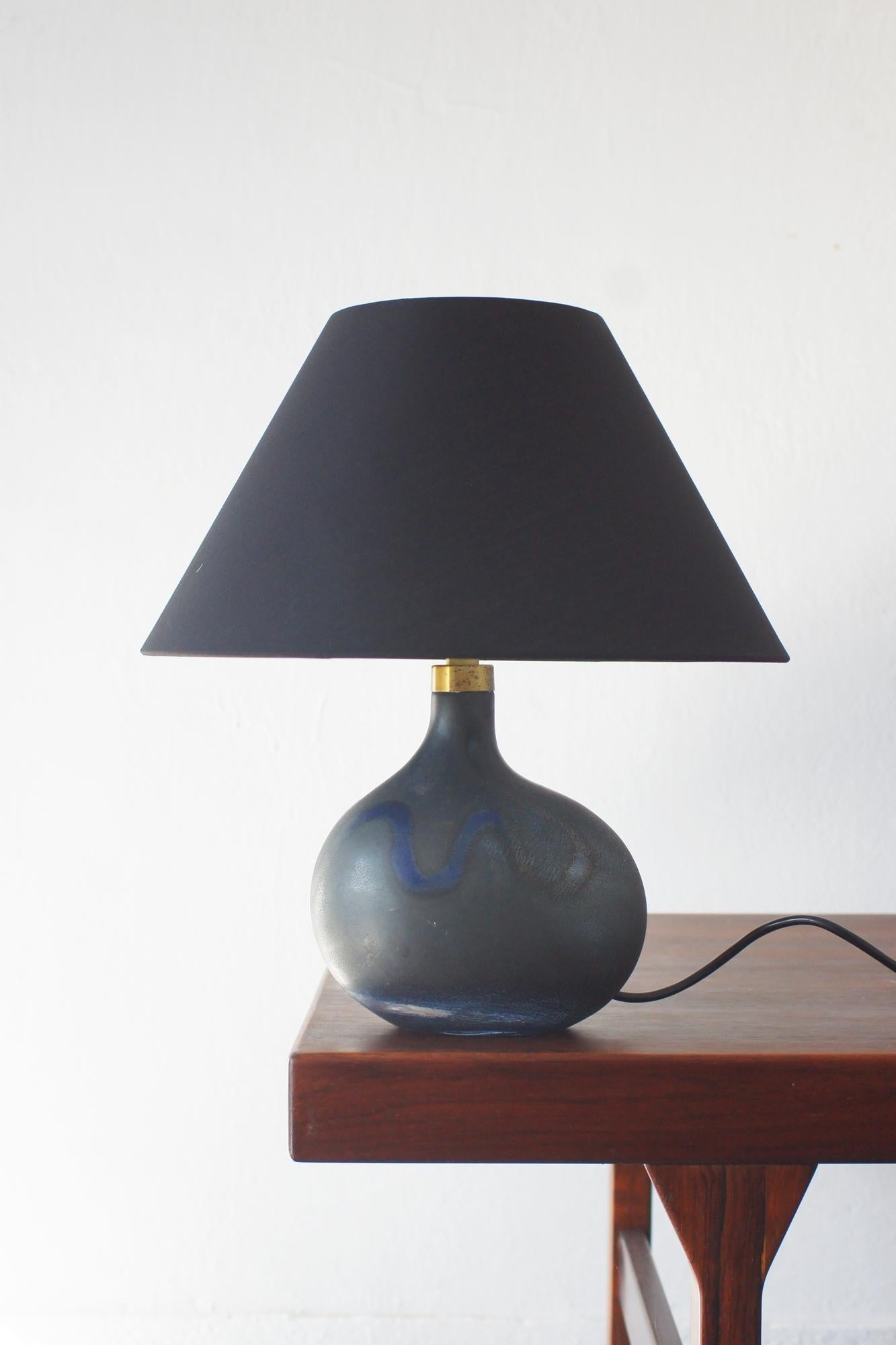 Dänische Moderne Lampe Kunst von Michael Bang für Holmegaard, 1970er Jahre im Angebot 3