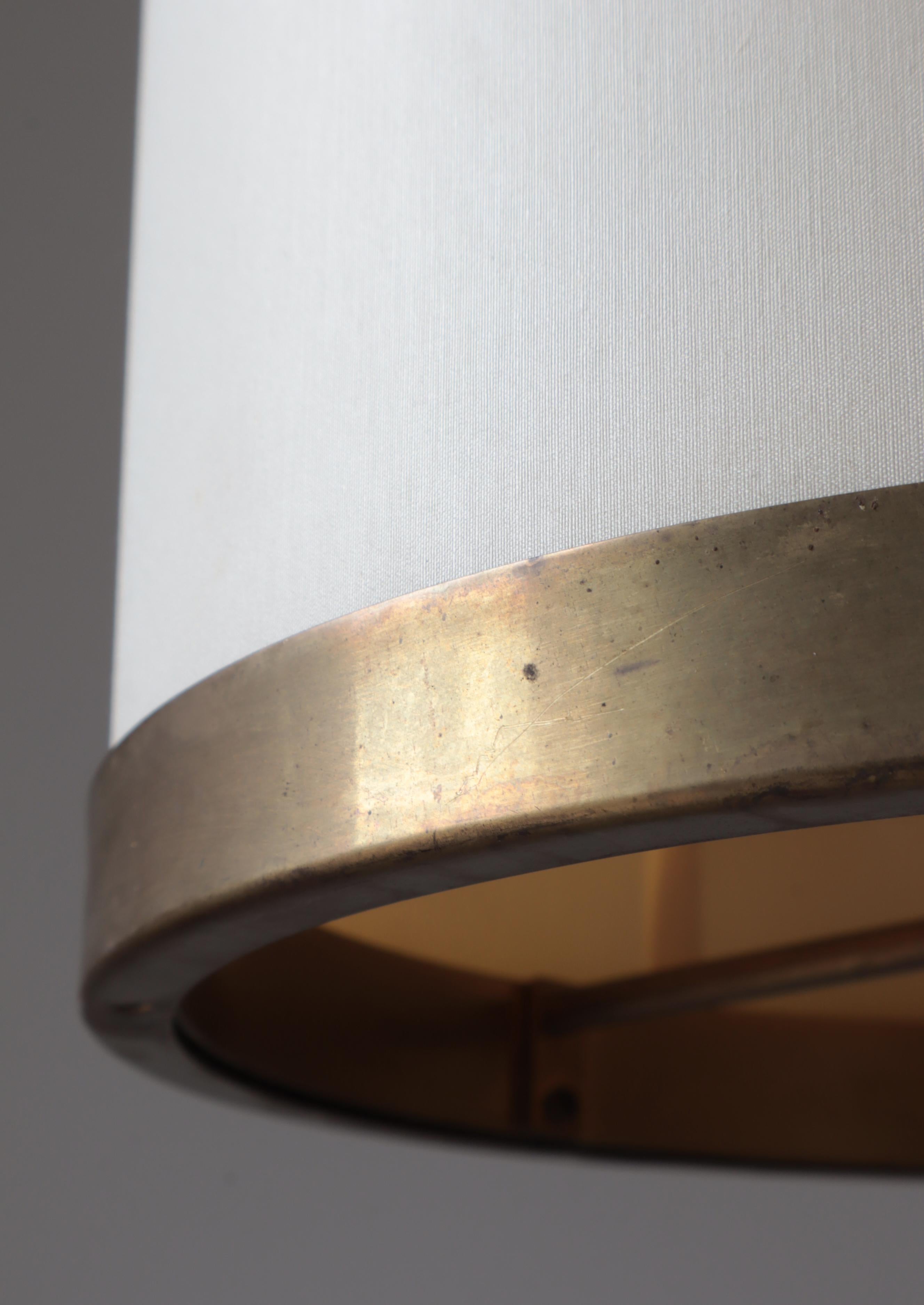Dänische moderne große Stehlampen aus patiniertem Messing von Kay Kørbing, 1960er Jahre im Angebot 7