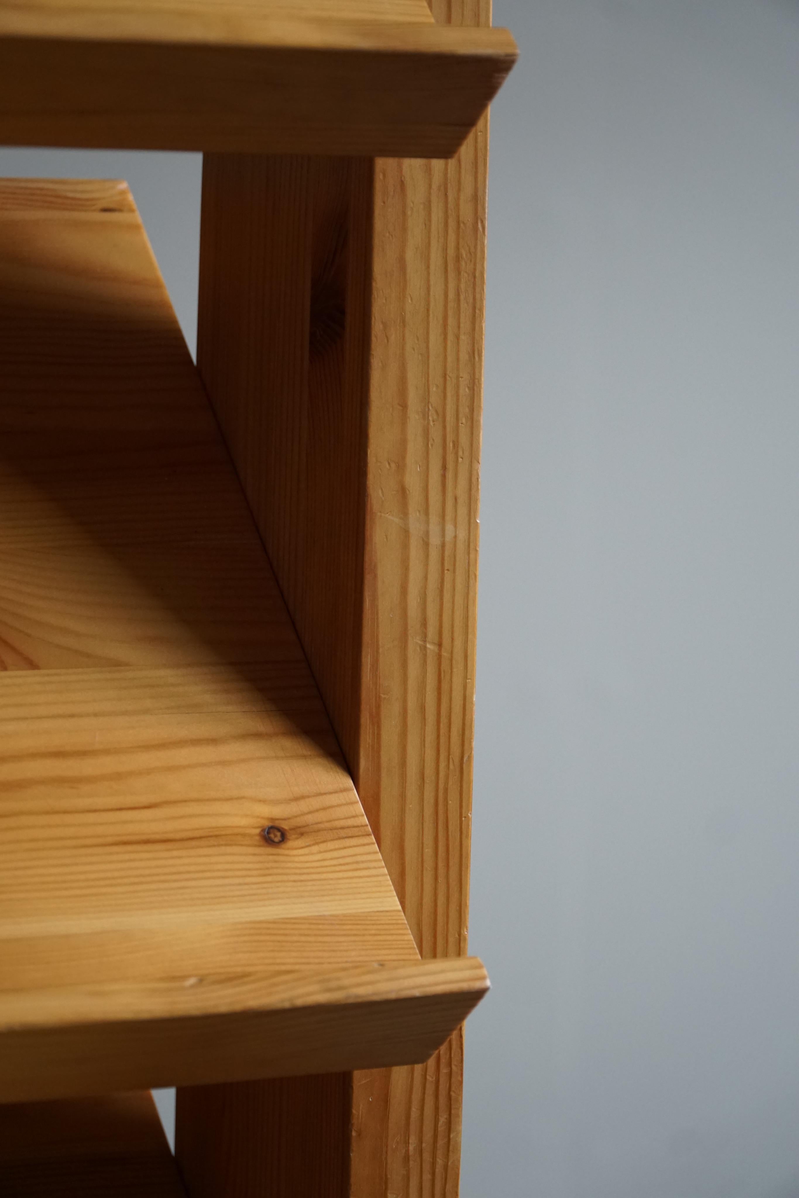 Danish Modern, Large Magazine Rack in Solid Pine, Mid Century, 1970s ...