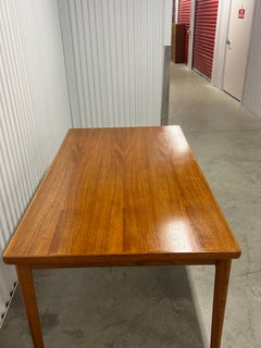 Danish Modern Large Teak Extendable Dining Table