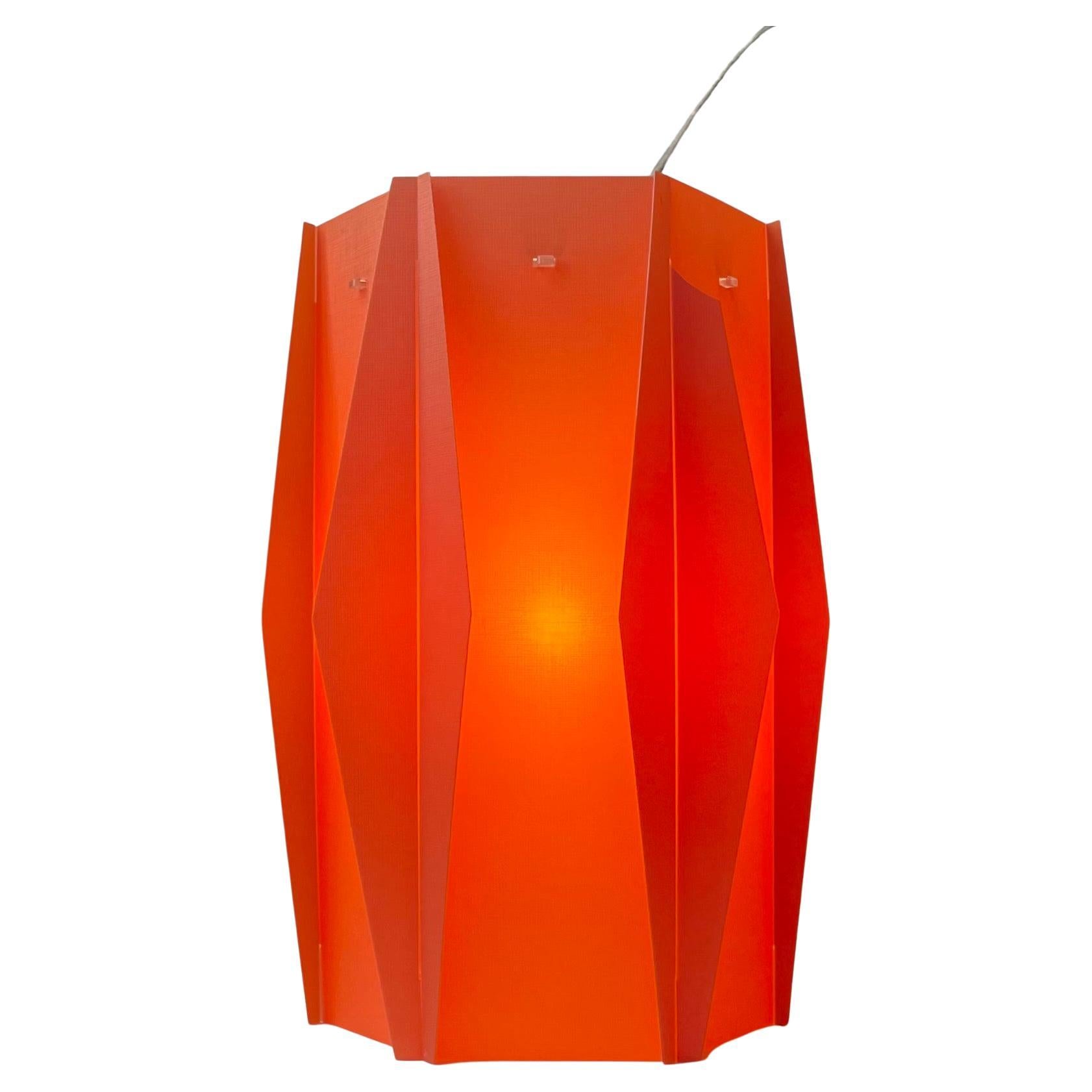 Danish Modern Lars Eiler Schiøler Coral Harlequin Hanging Lamp for Hoyrup, 1960s For Sale