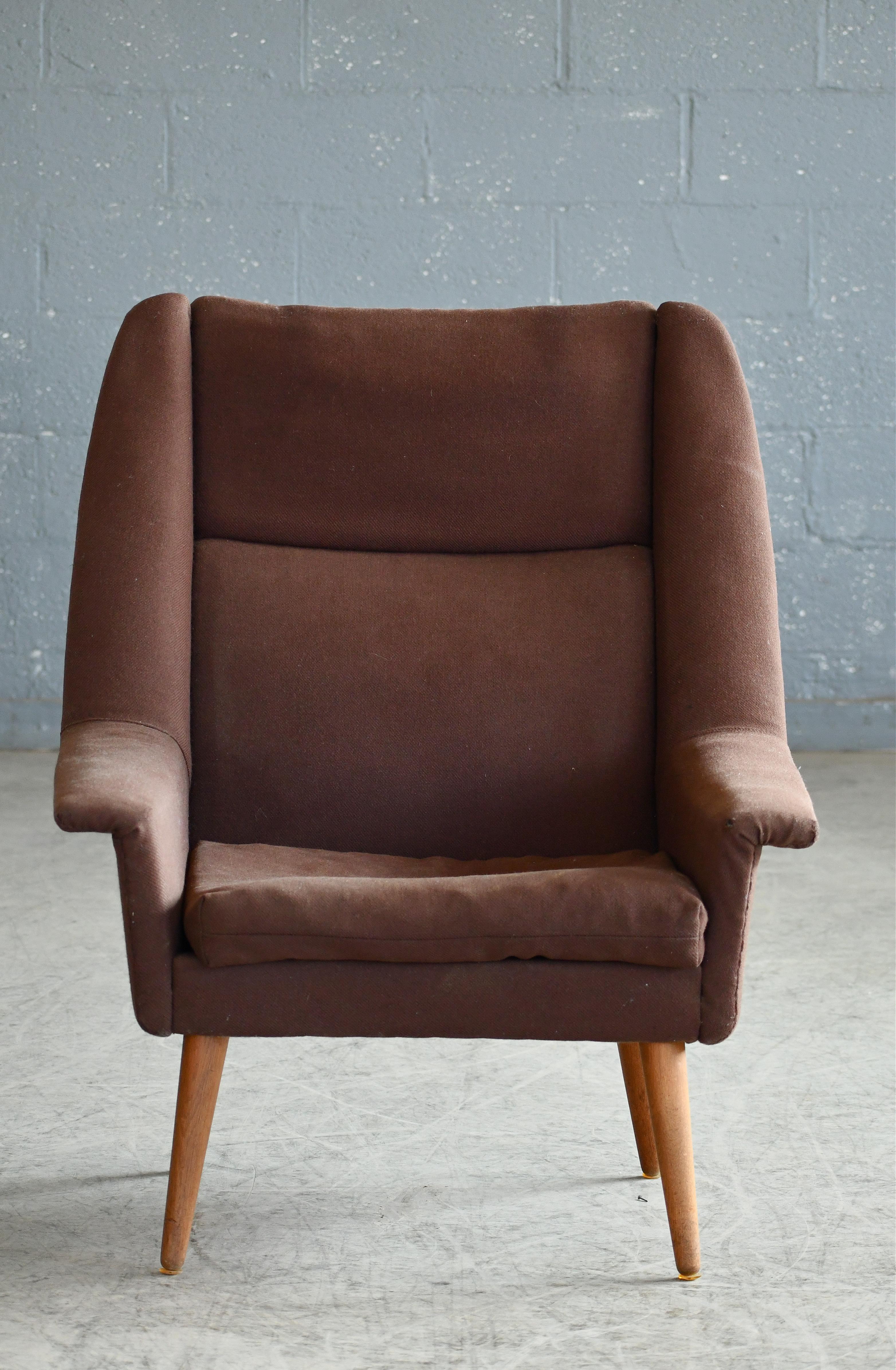 Scandinavian Modern Danish Modern Late 1950's Lounge Chair by Georg Thams For Sale