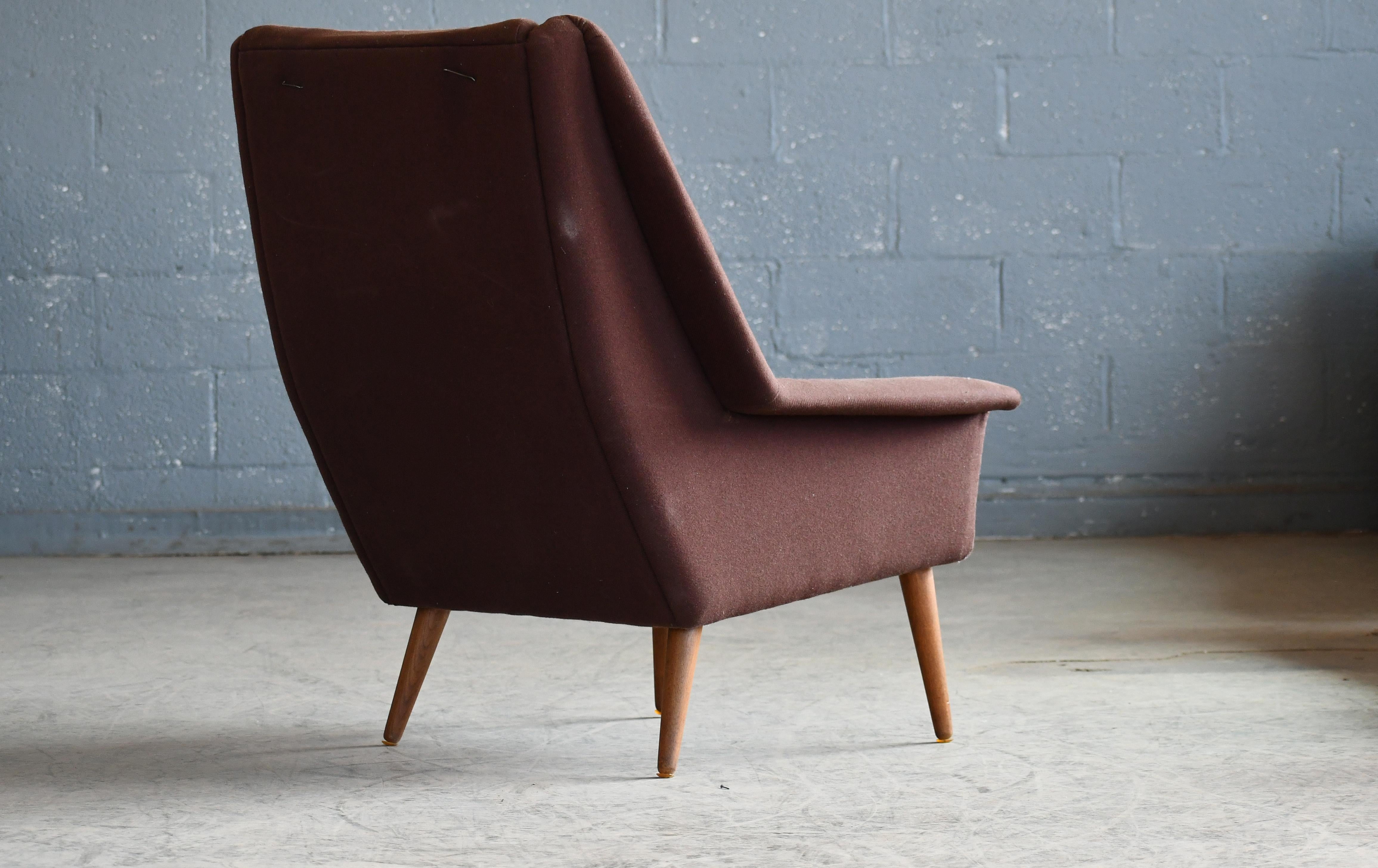 Danish Modern Late 1950's Lounge Chair by Georg Thams For Sale 2