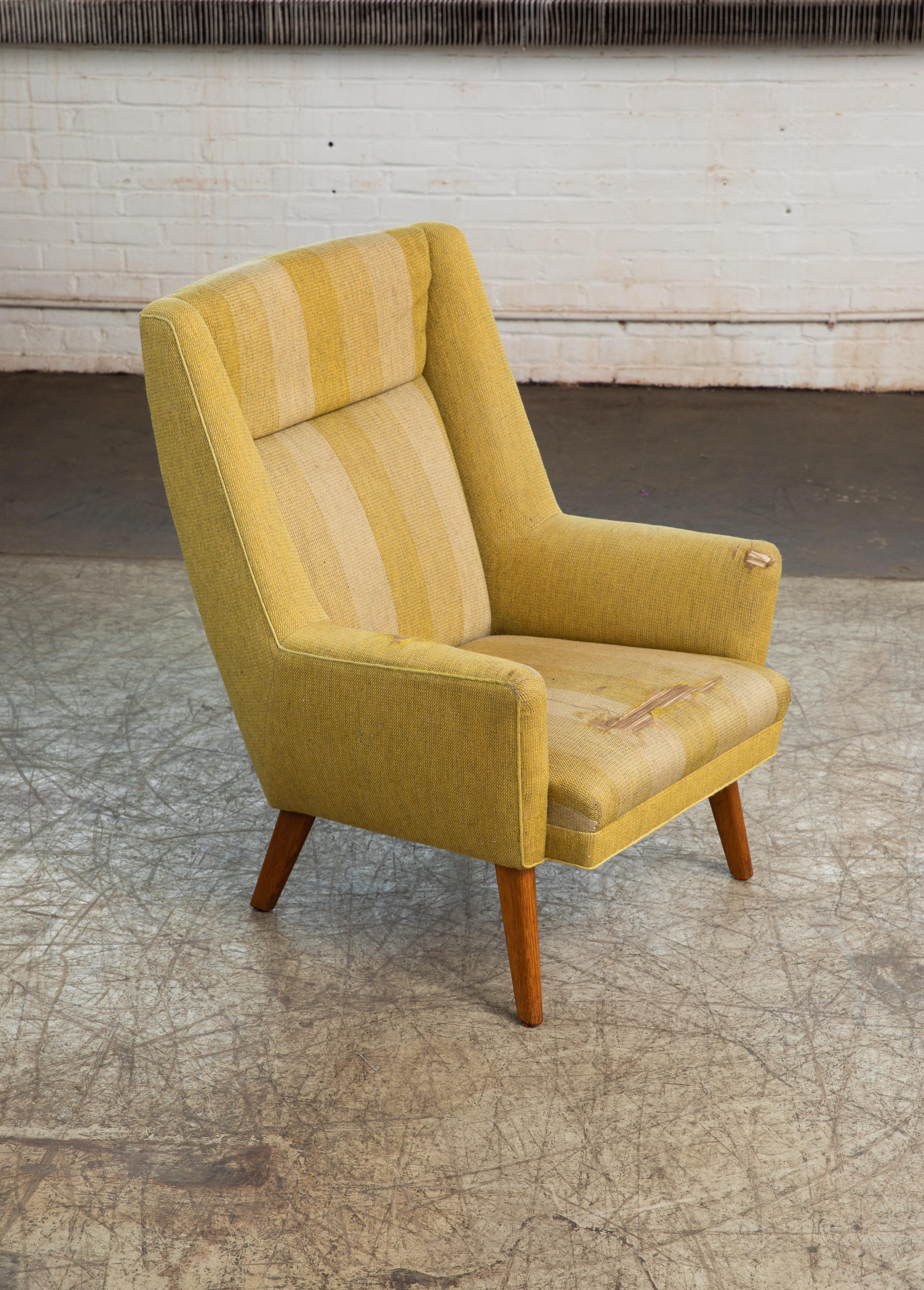 Danish Modern Late 1950's Lounge Chair  2