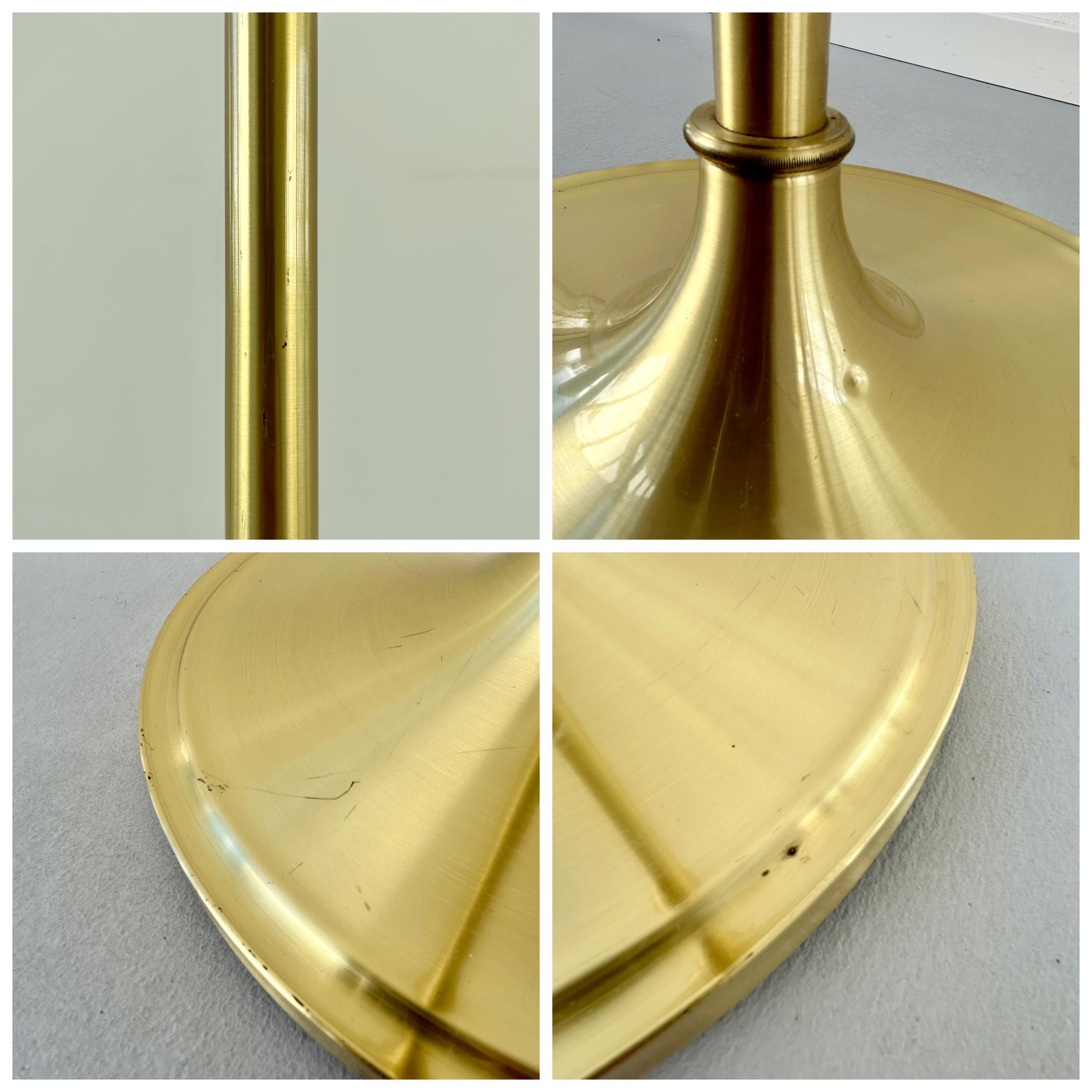 Danish Modern Le Klint brass floor Lamp, 1960s, Denmark For Sale 5