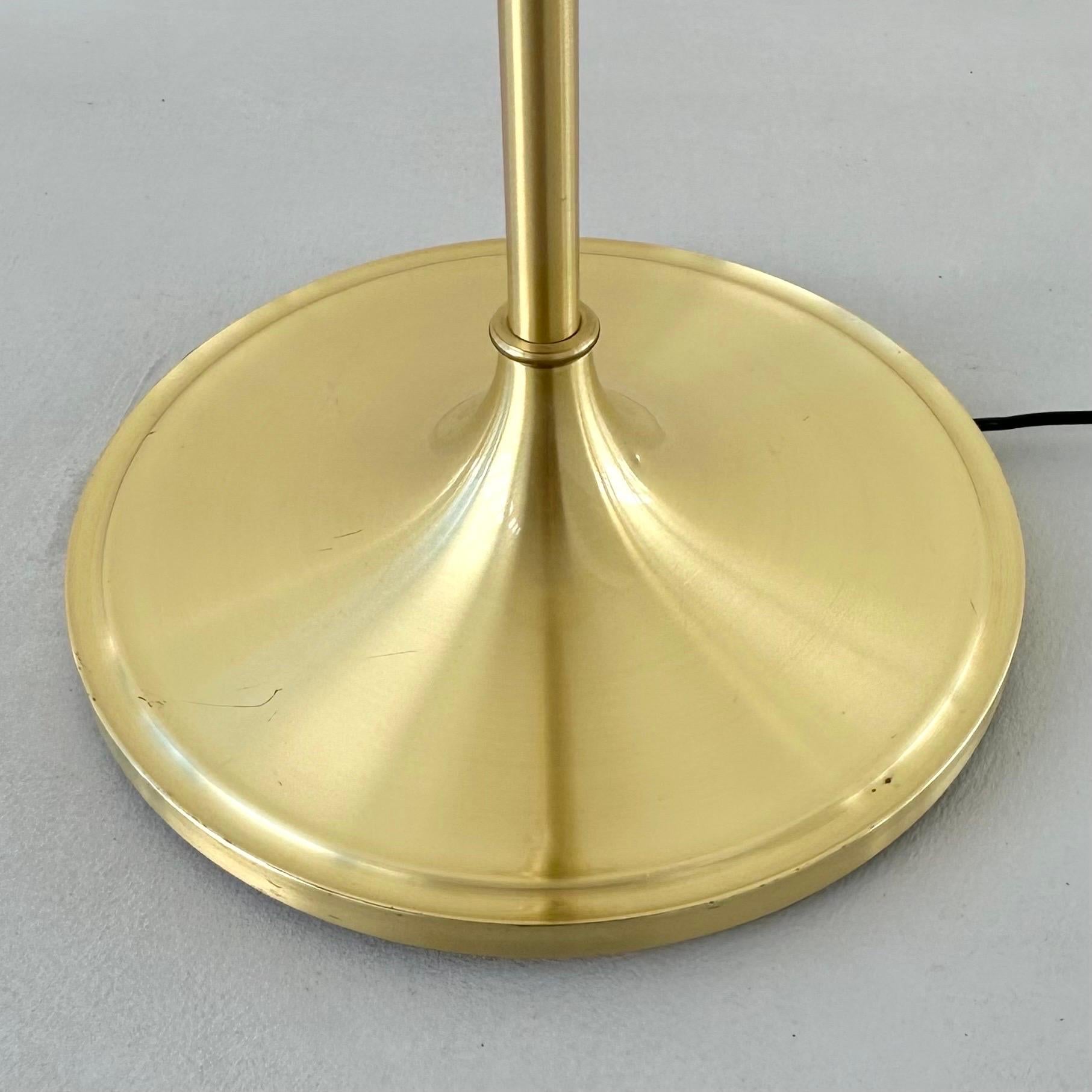 Danish Modern Le Klint brass floor Lamp, 1960s, Denmark For Sale 4