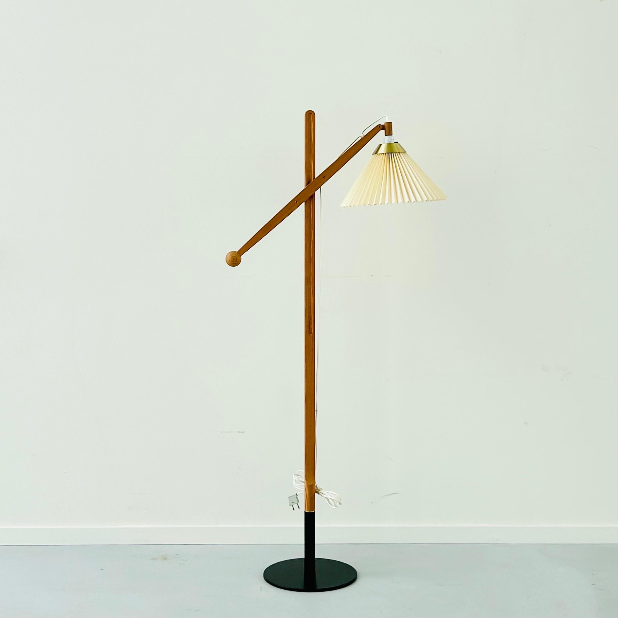 Danish Modern Le Klint Floor Lamp Designed by Vilhelm Wohlert, 1960s, Denmark For Sale 8