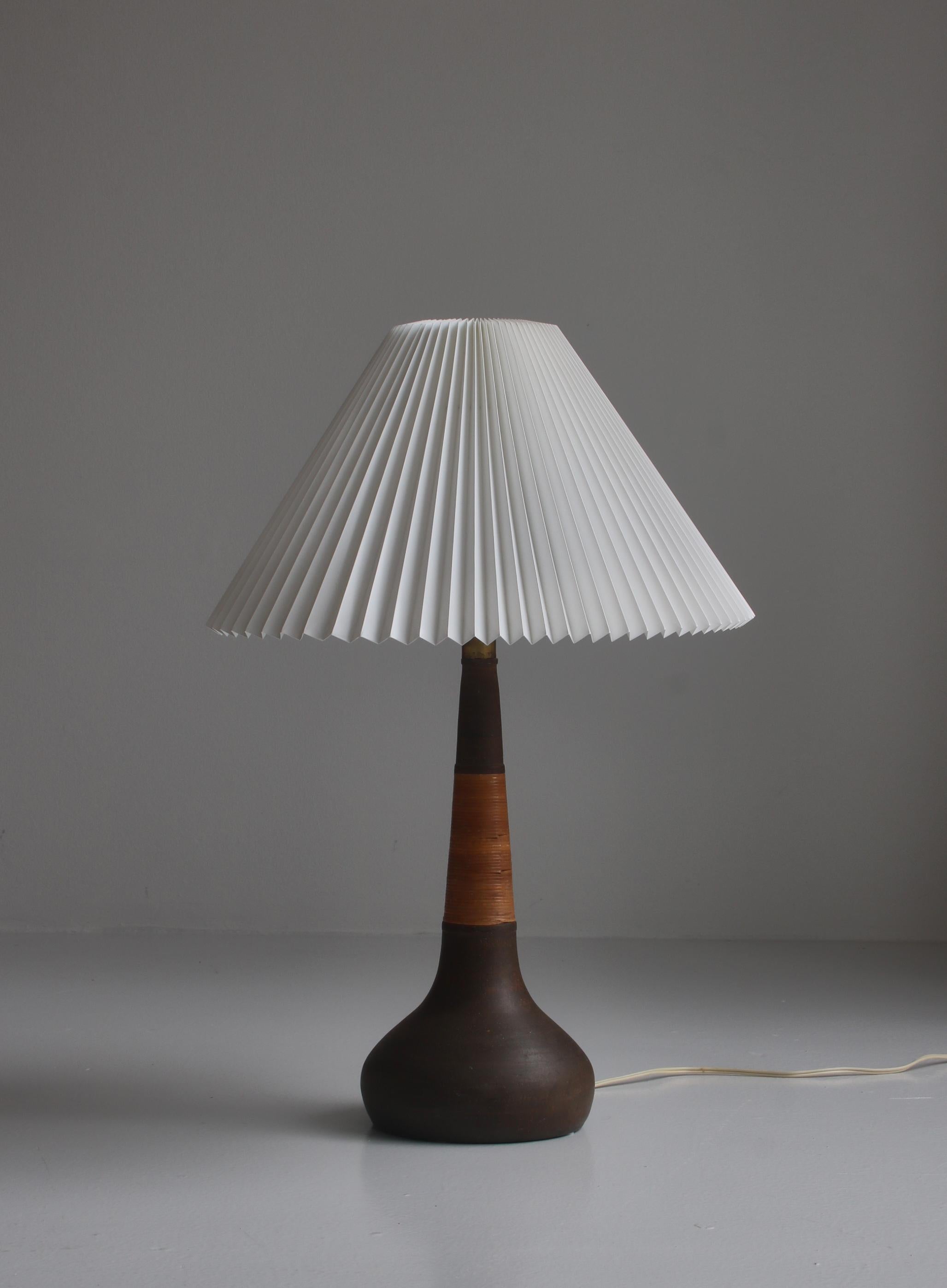 Scandinavian Modern Danish Modern Le Klint & Kähler Ceramics Table Lamp by Esben Klint, 1960s