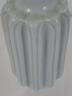 Danish Modern Lisbeth Munch Petersen Celadon Ceramic Vase Bing & Grondahl, 1960s