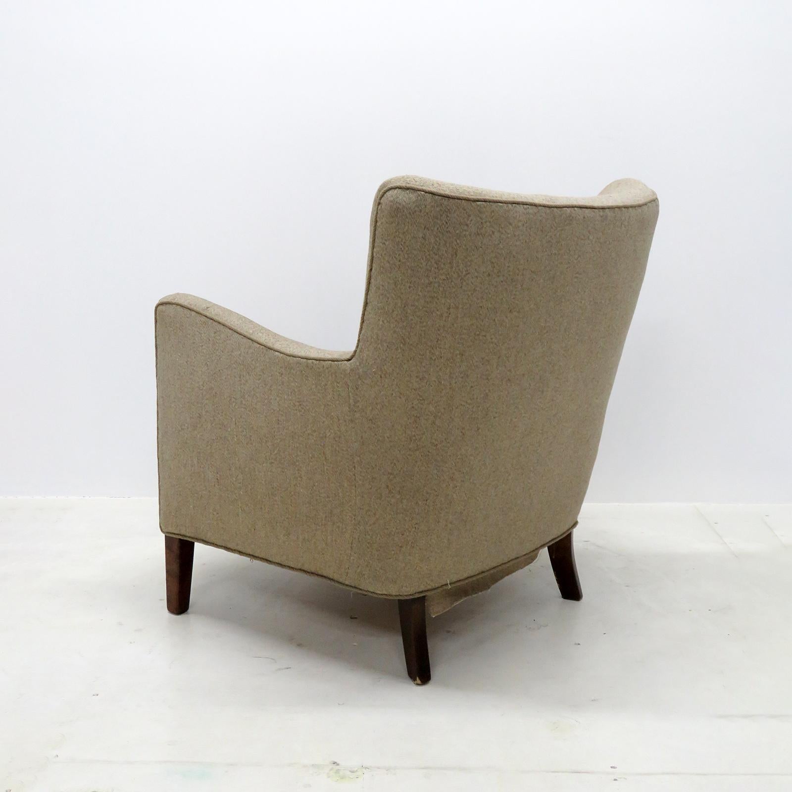 Danish Modern Lounge Chair, 1940 In Good Condition In Los Angeles, CA
