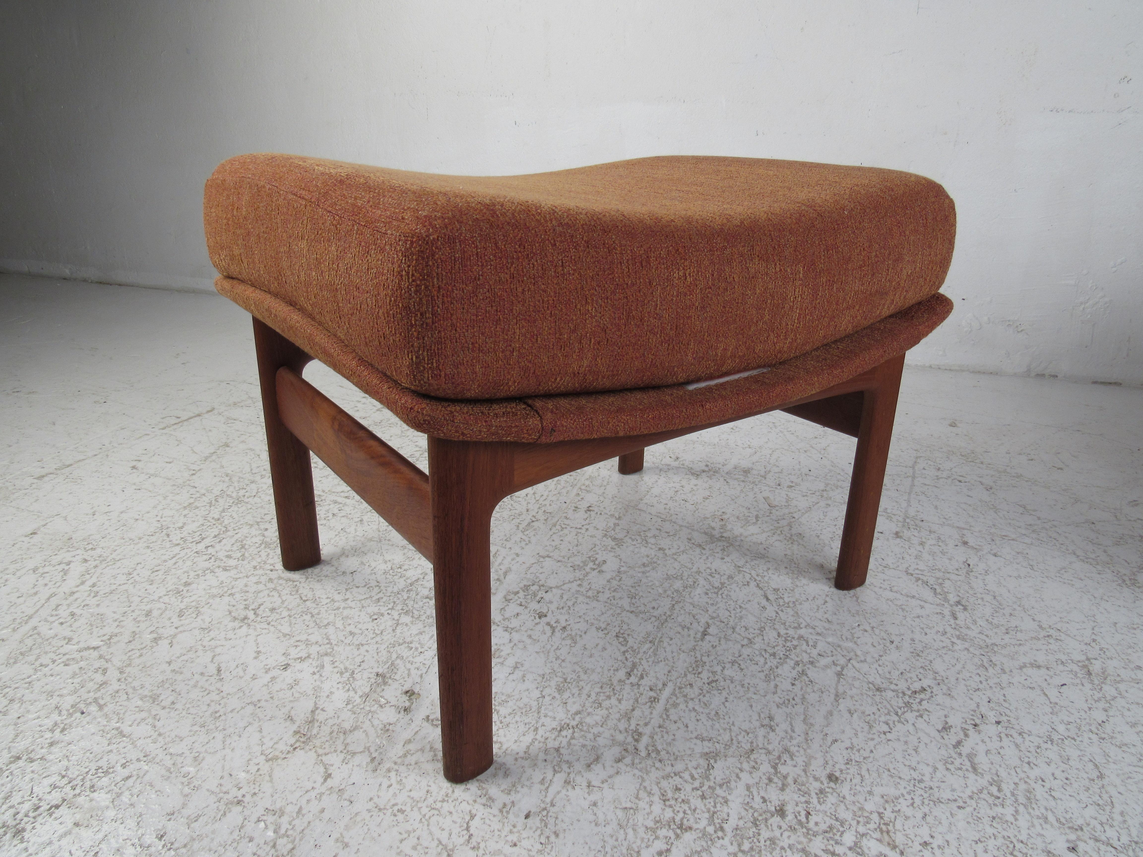 Danish Modern Lounge Chair and Ottoan 1